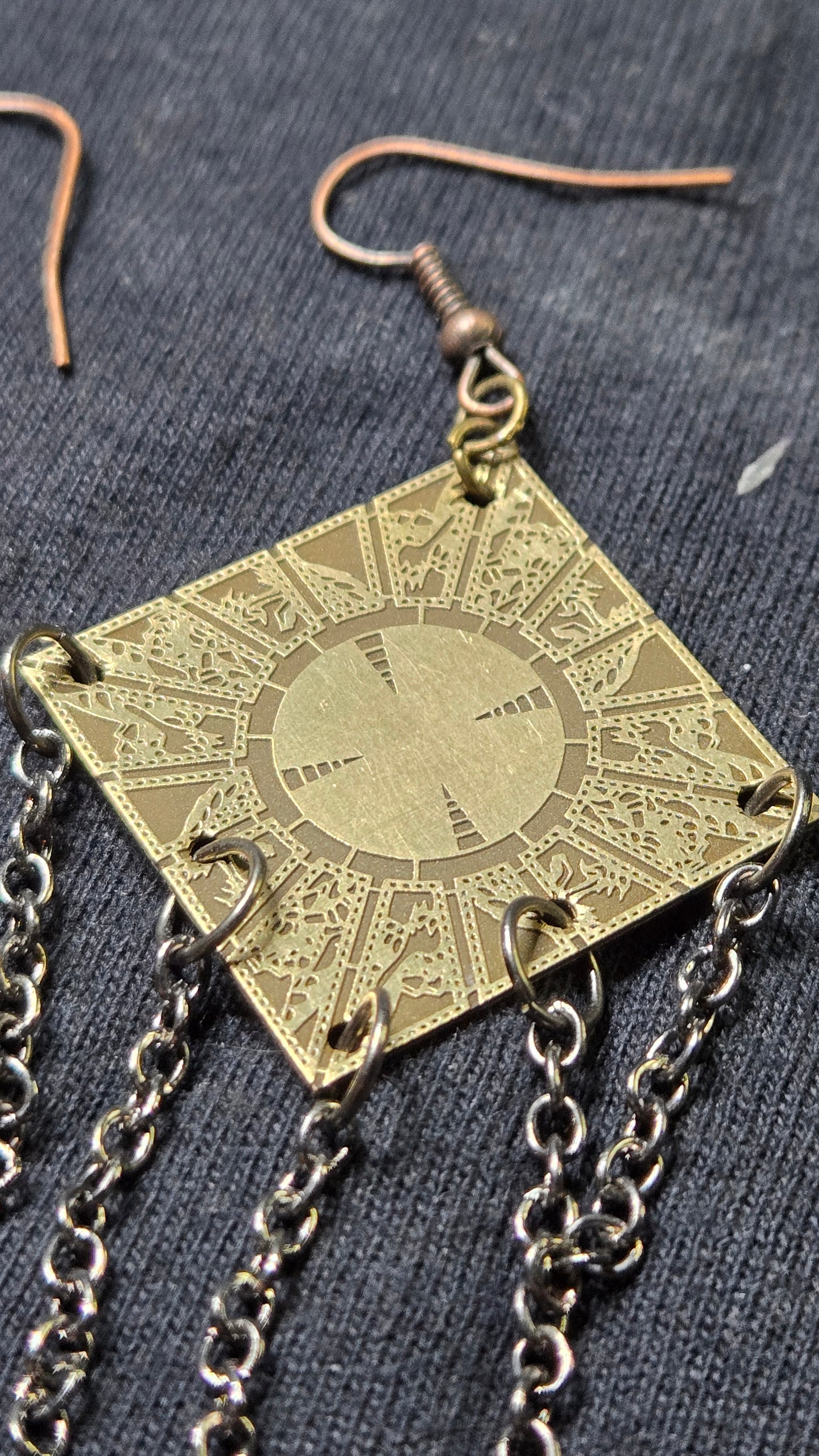 Brass Lament Configuration Panel Bracelet
