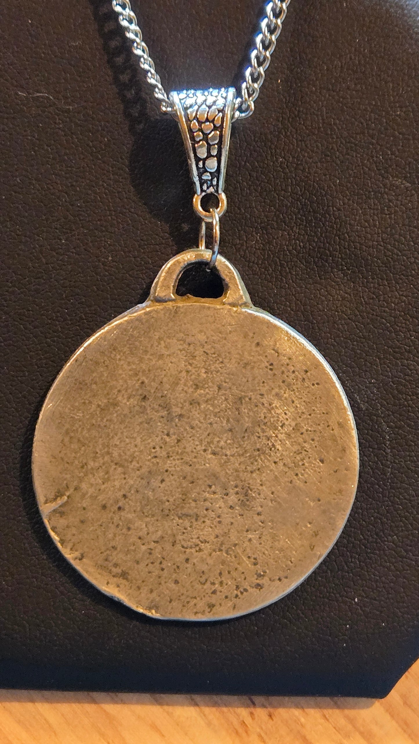 Custom Aged Baphomet Pendant – Hand-Cast Pewter