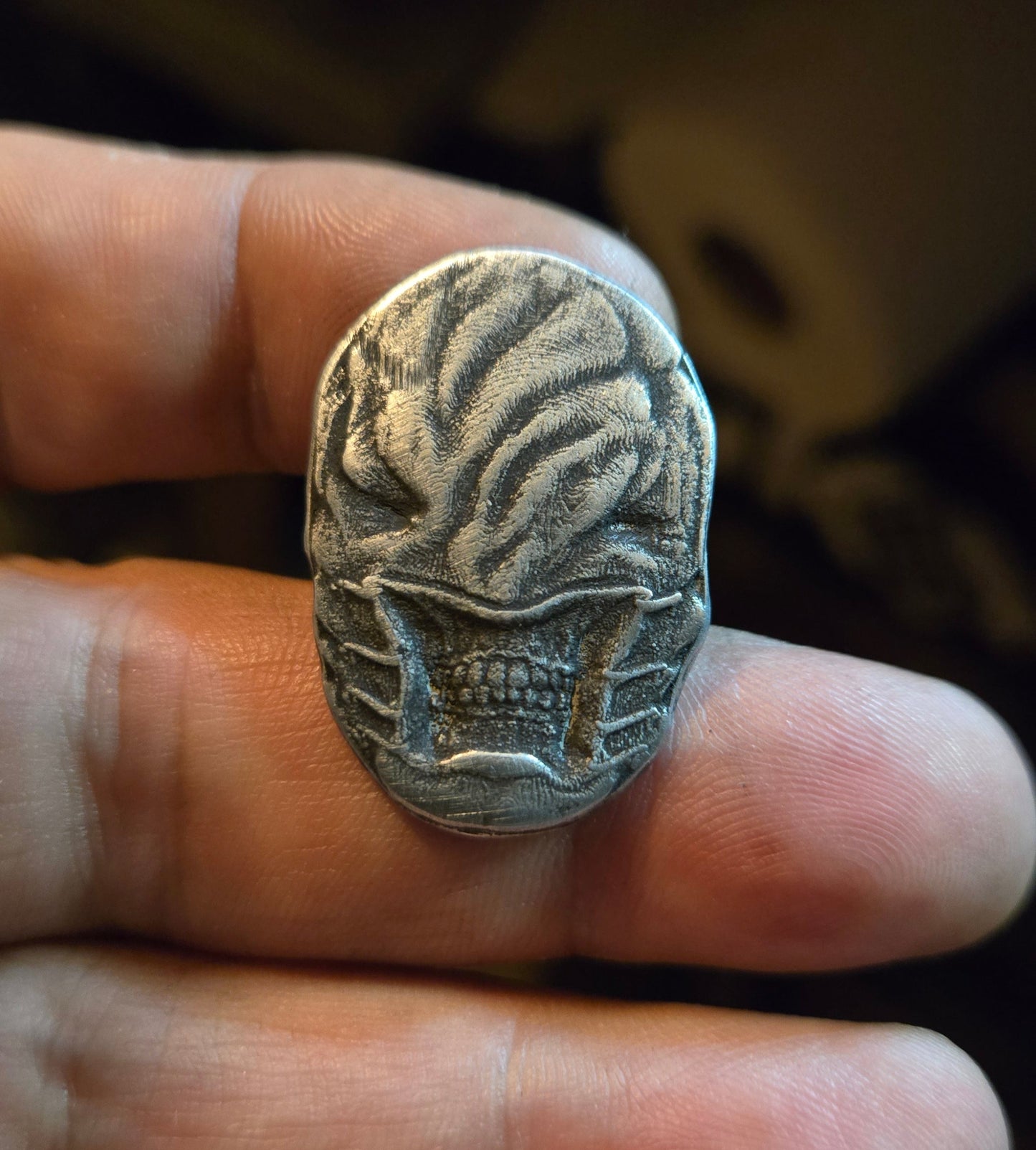 Custom Hellraiser-Themed Chatterer push style pin