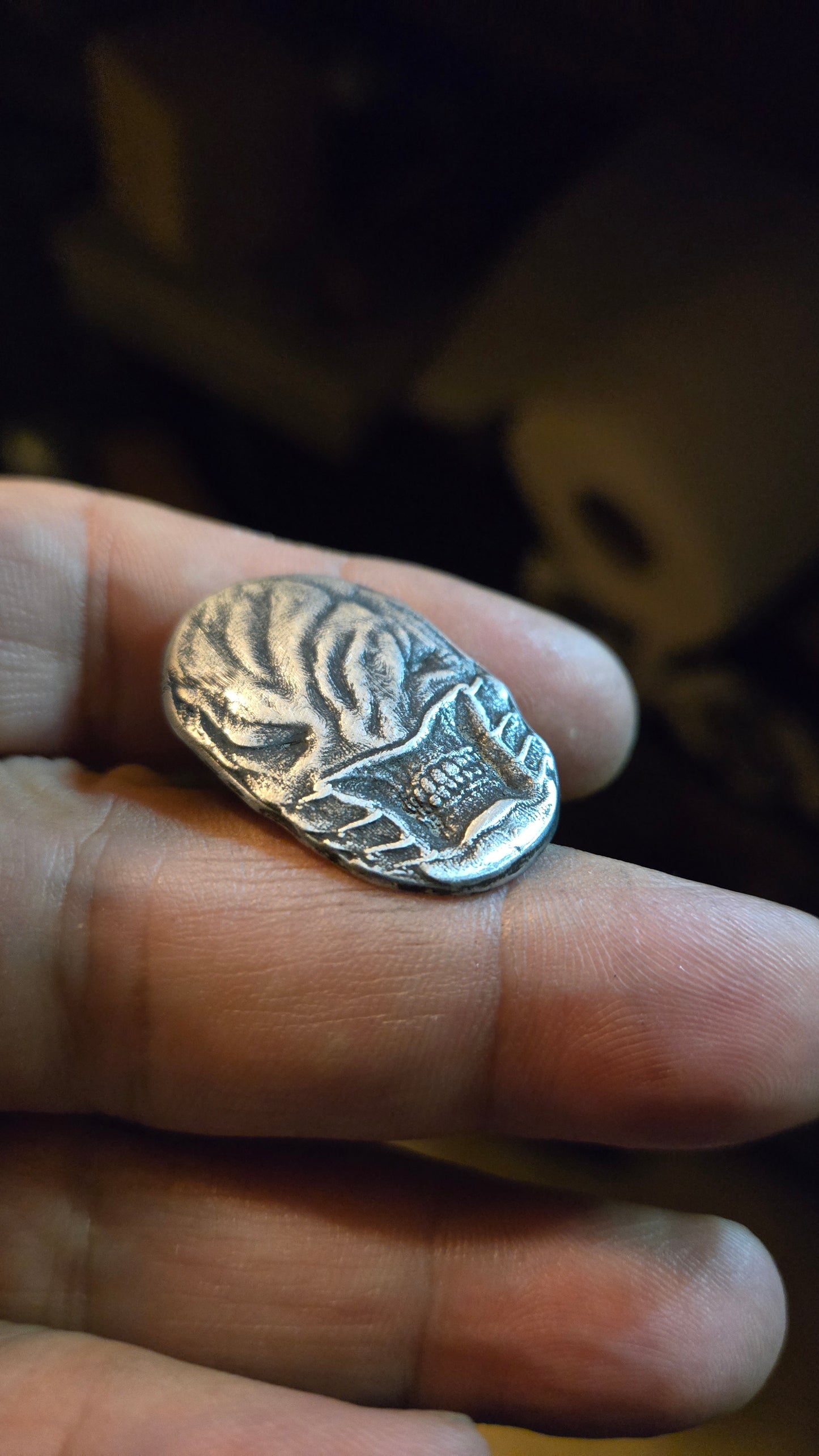 Custom Hellraiser-Themed Chatterer push style pin