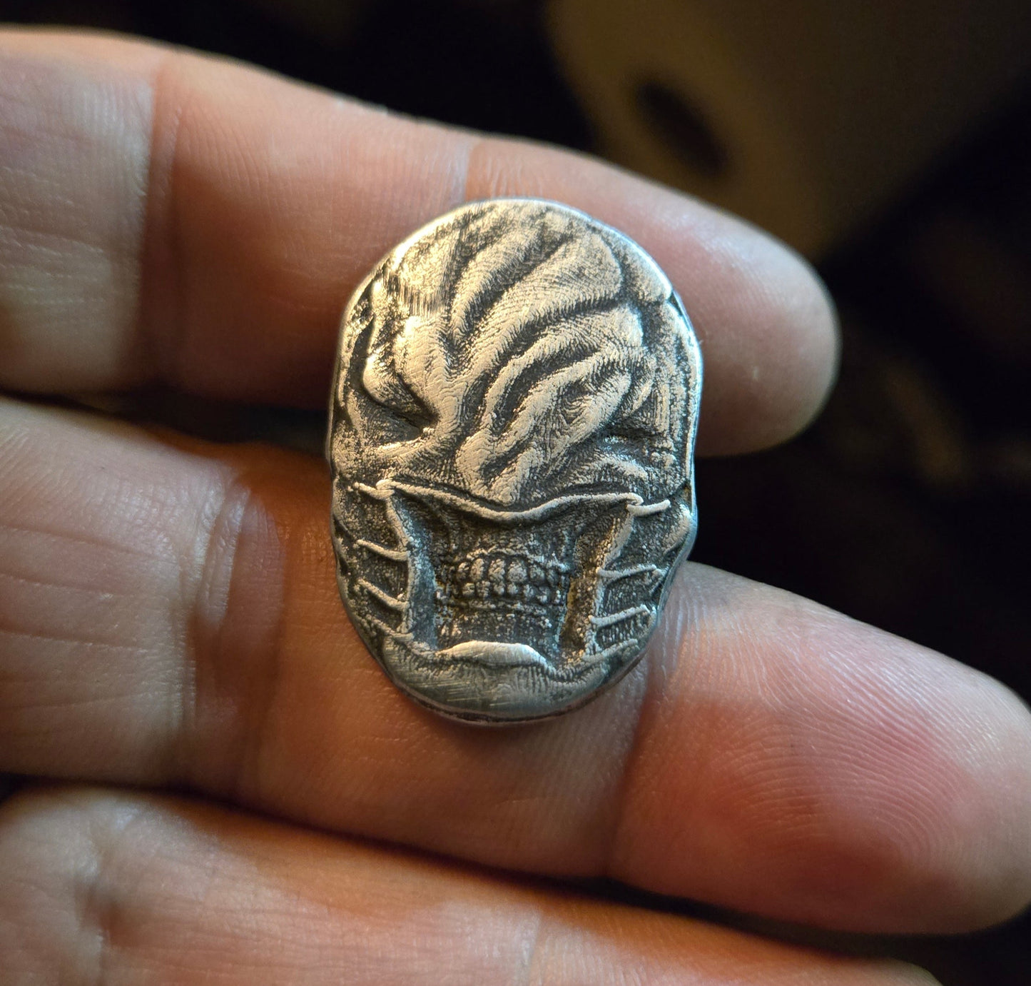 Custom Hellraiser-Themed Chatterer push style pin