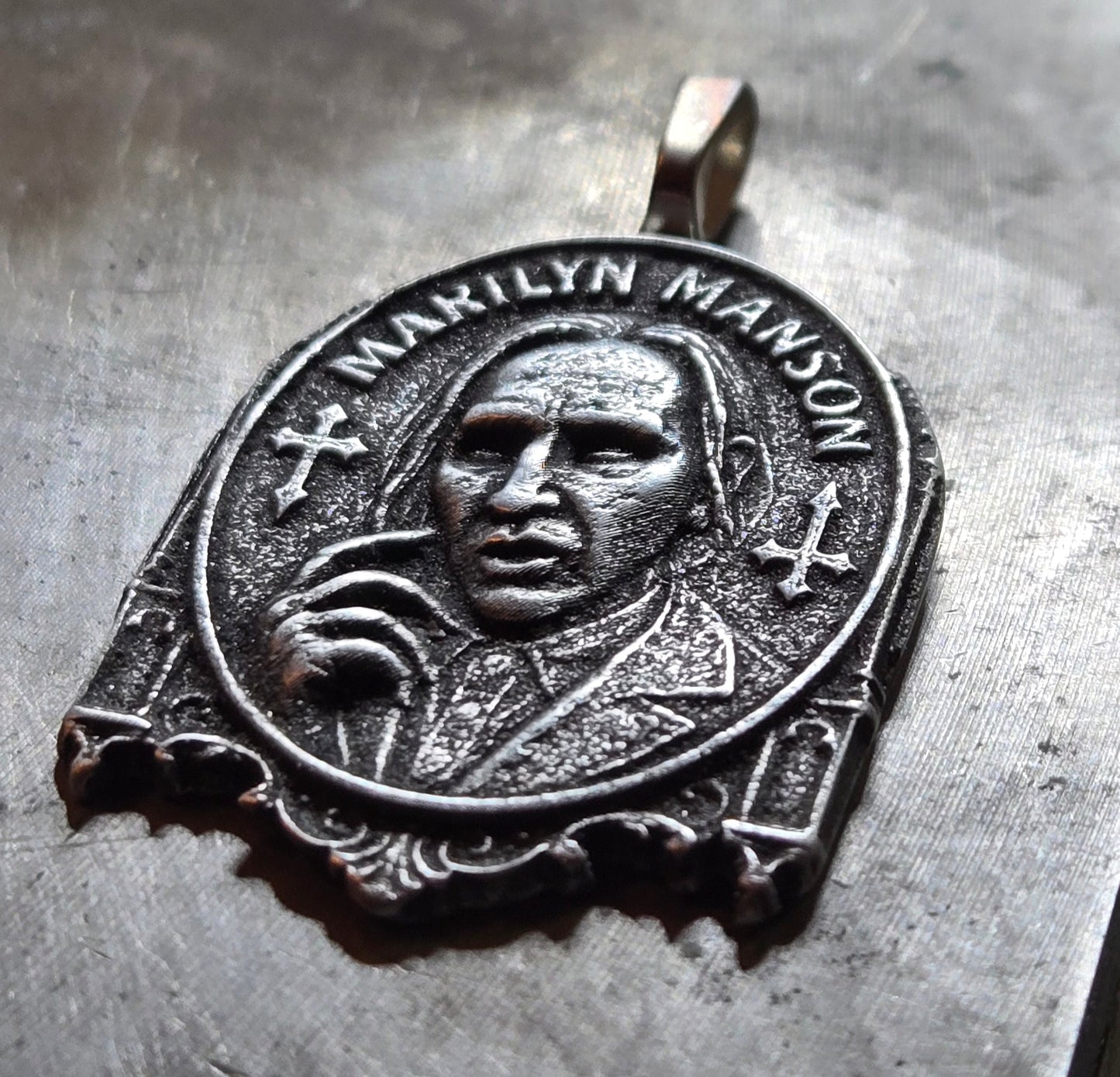 Custom Gothic Marilyn Manson Pendant