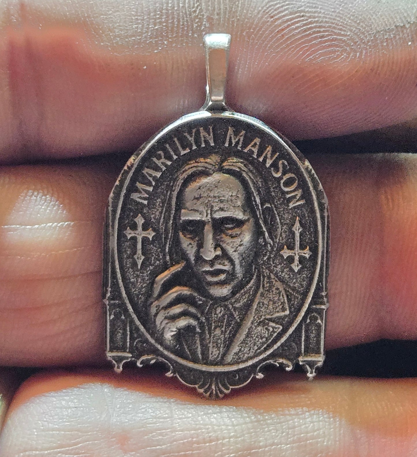 Custom Gothic Marilyn Manson Pendant