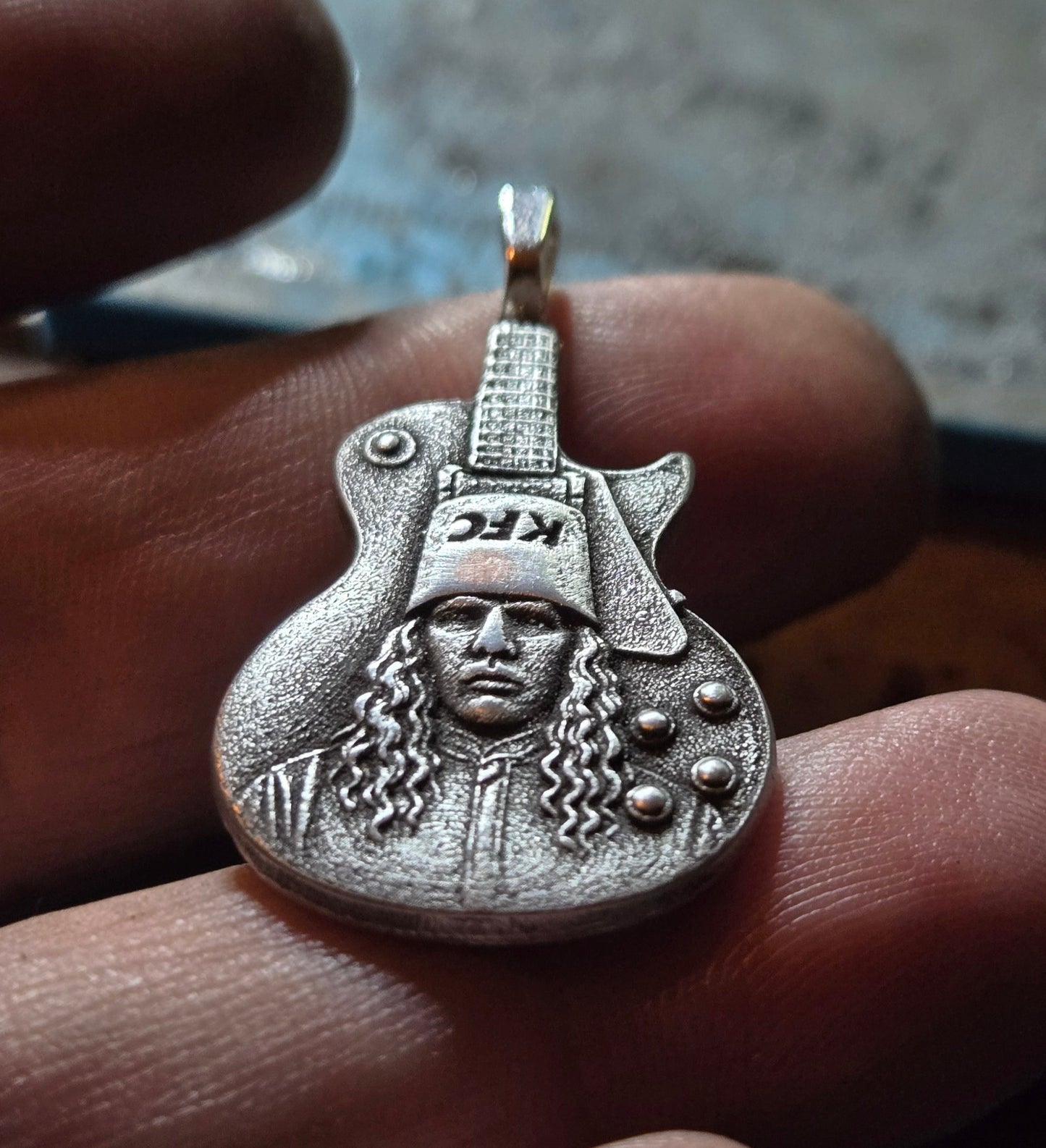 Custom Buckethead Les Paul Pendant