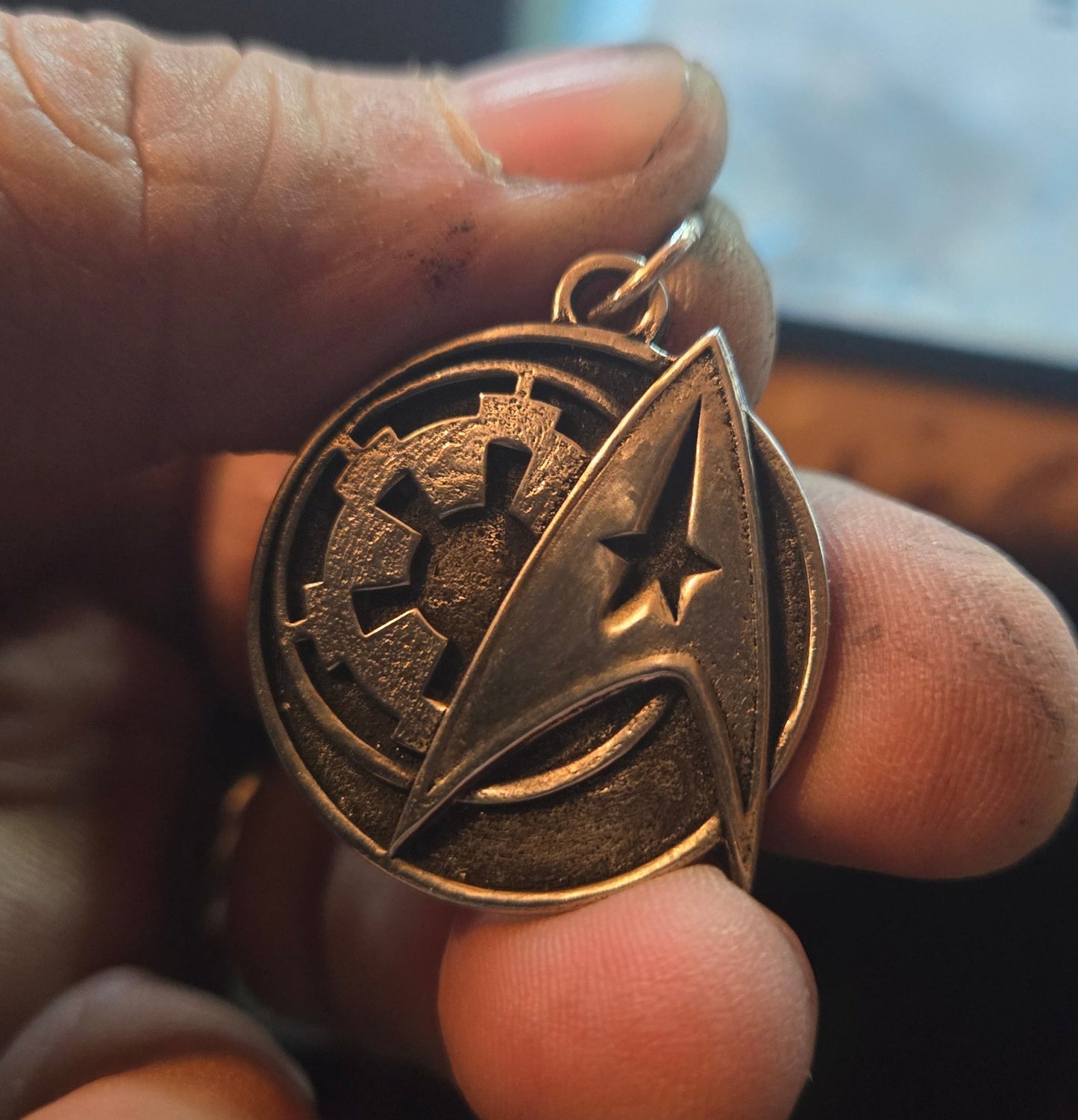 Custom Star Wars x Star Trek Crossover Pendant – Limited Edition
