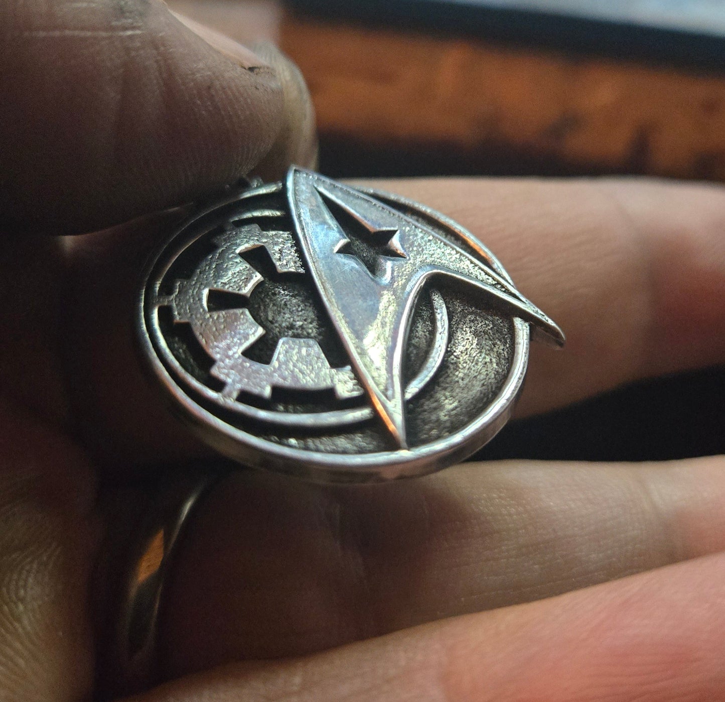 Custom Star Wars x Star Trek Crossover Pendant – Limited Edition