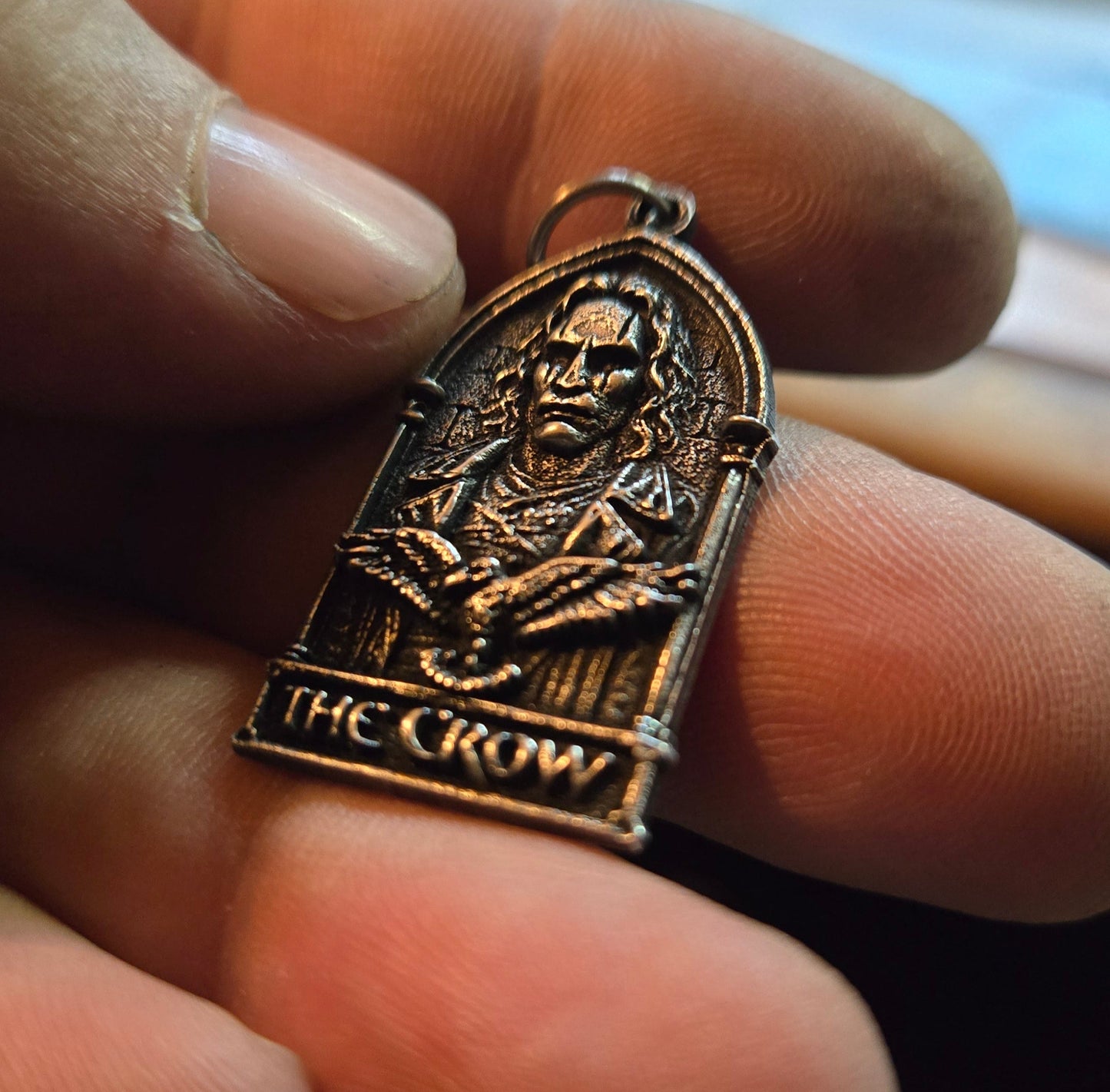 Custom The Crow Tombstone Pendant