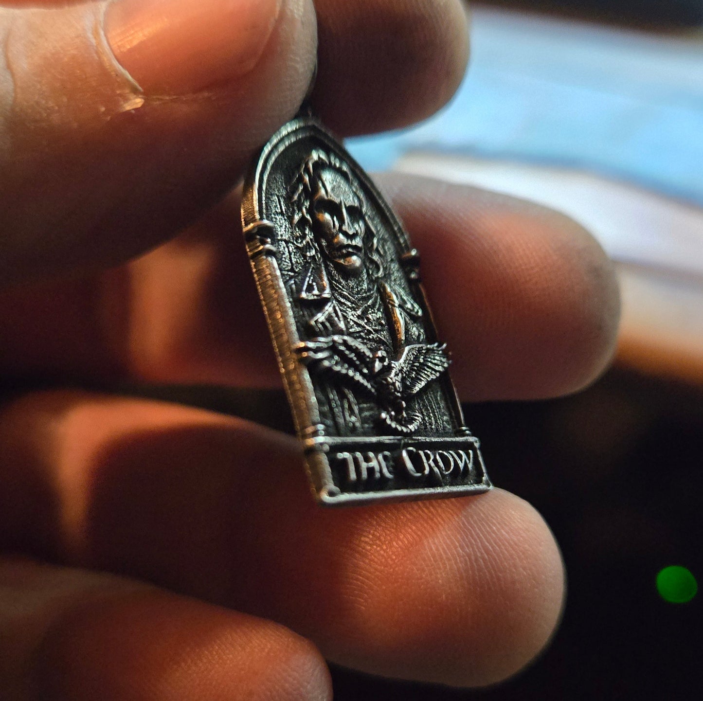 Custom The Crow Tombstone Pendant