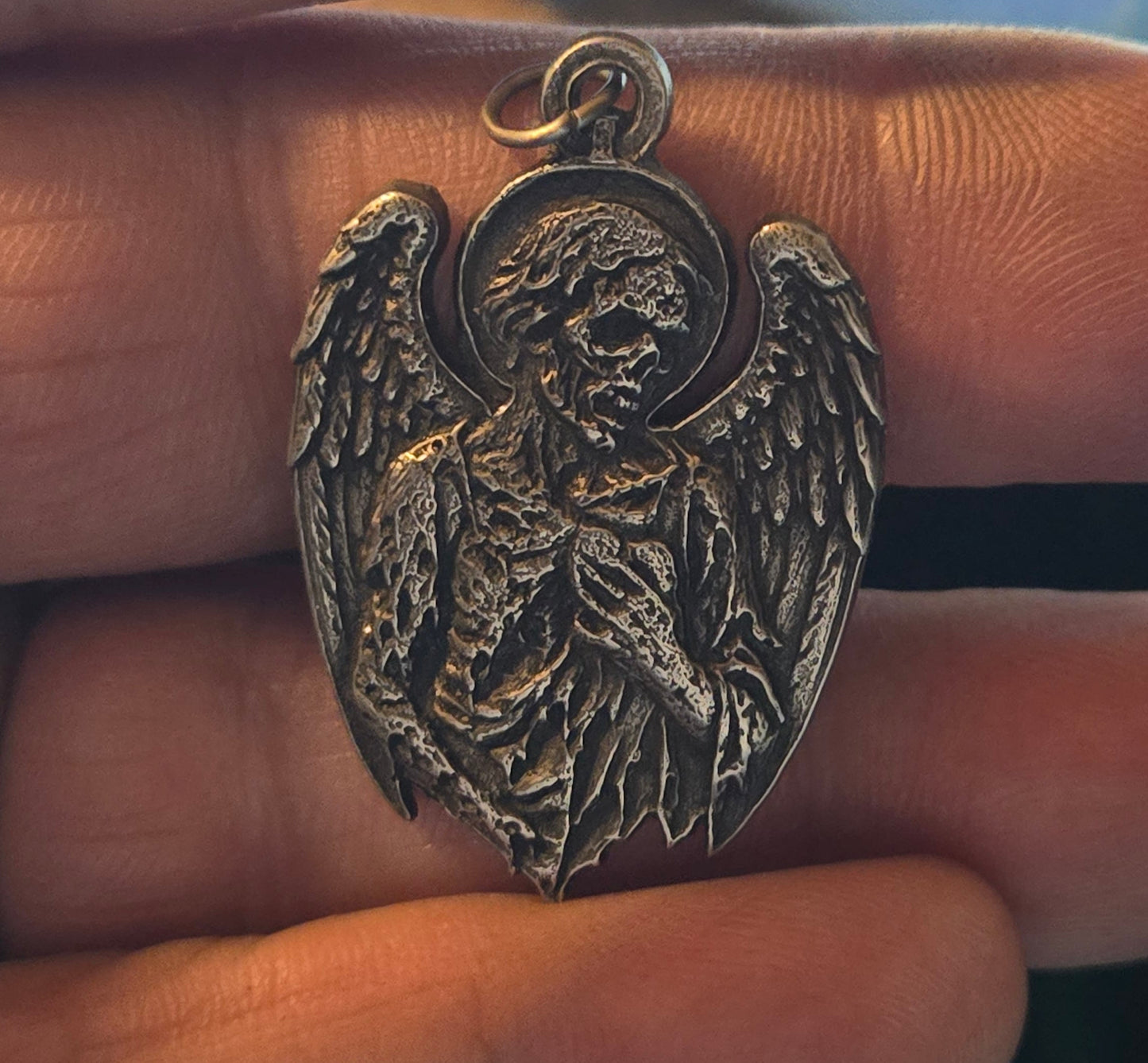 Custom Rotted Angel Pendant – Relic of the Fallen