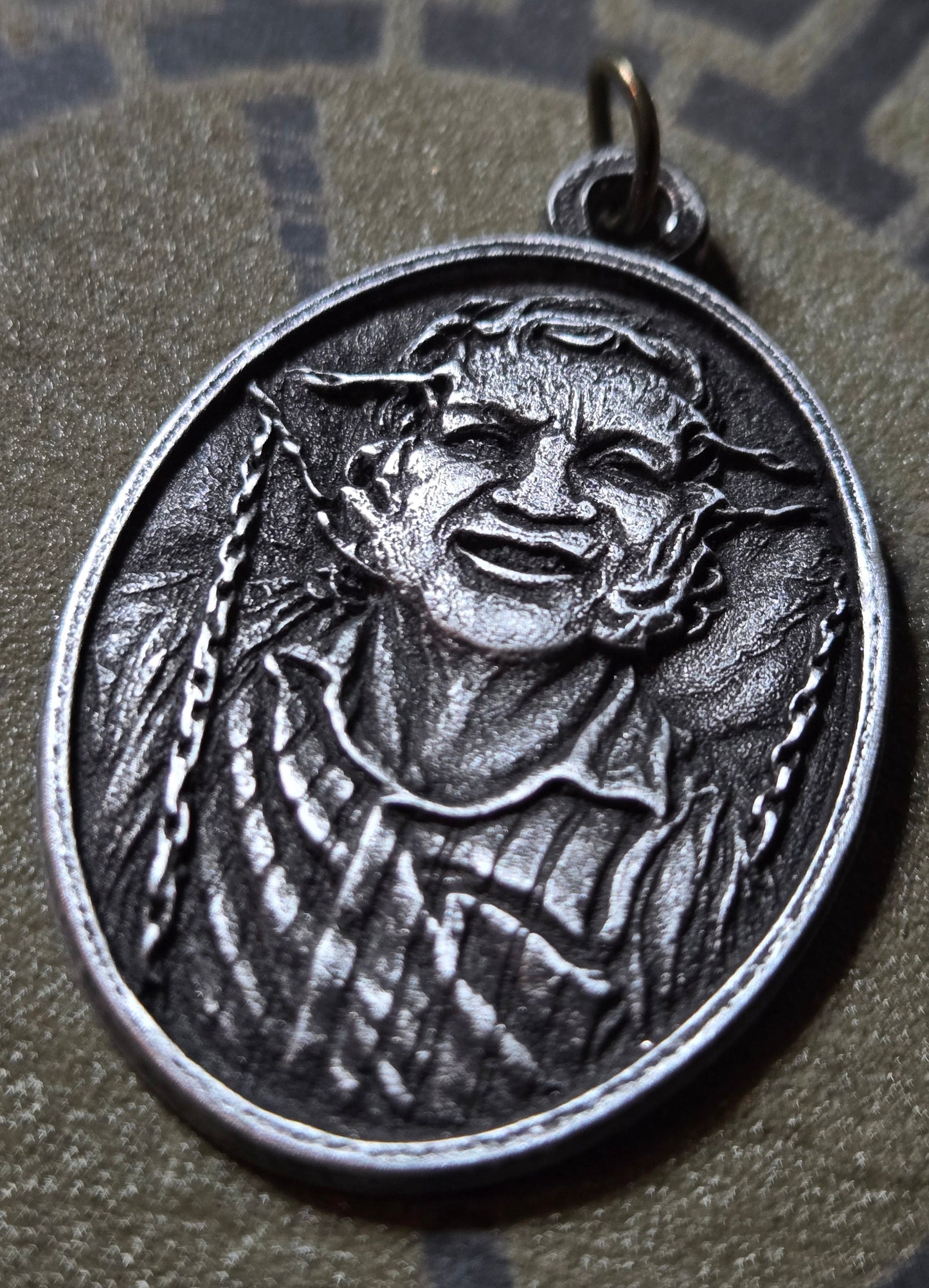 Custom Hellraiser “Jesus Wept” Pendant – Frank in Larry’s Skin