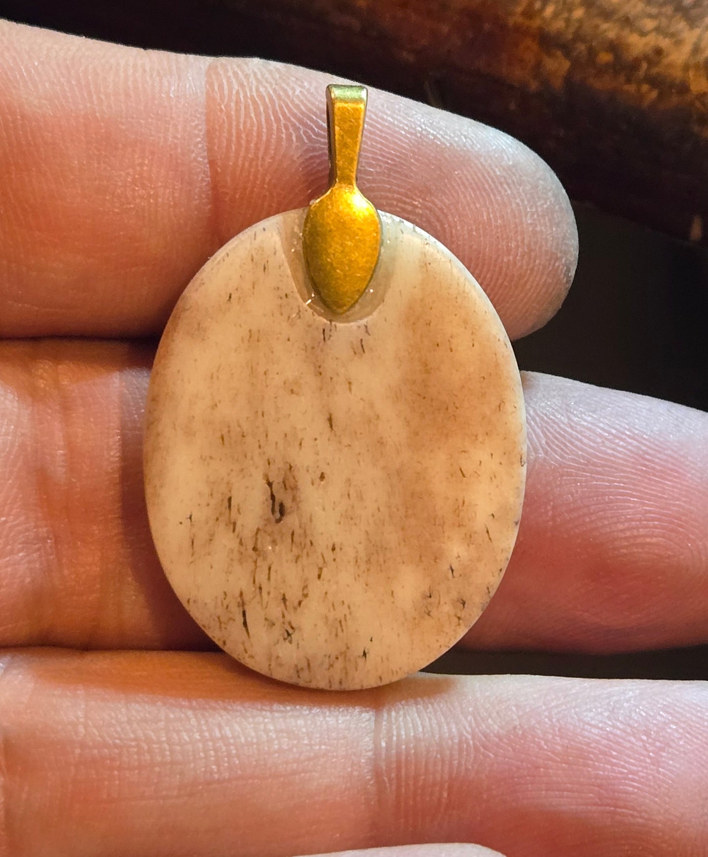 Custom Skull Cameo Pendant – Human Bone Relic (One of a Kind)