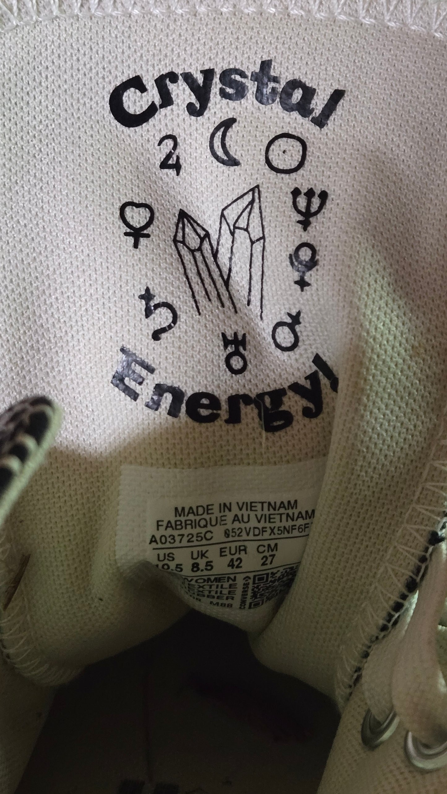 Converse Chuck Taylor All Star Platform High-Top – Crystal Energy Print – Women’s US 10.5