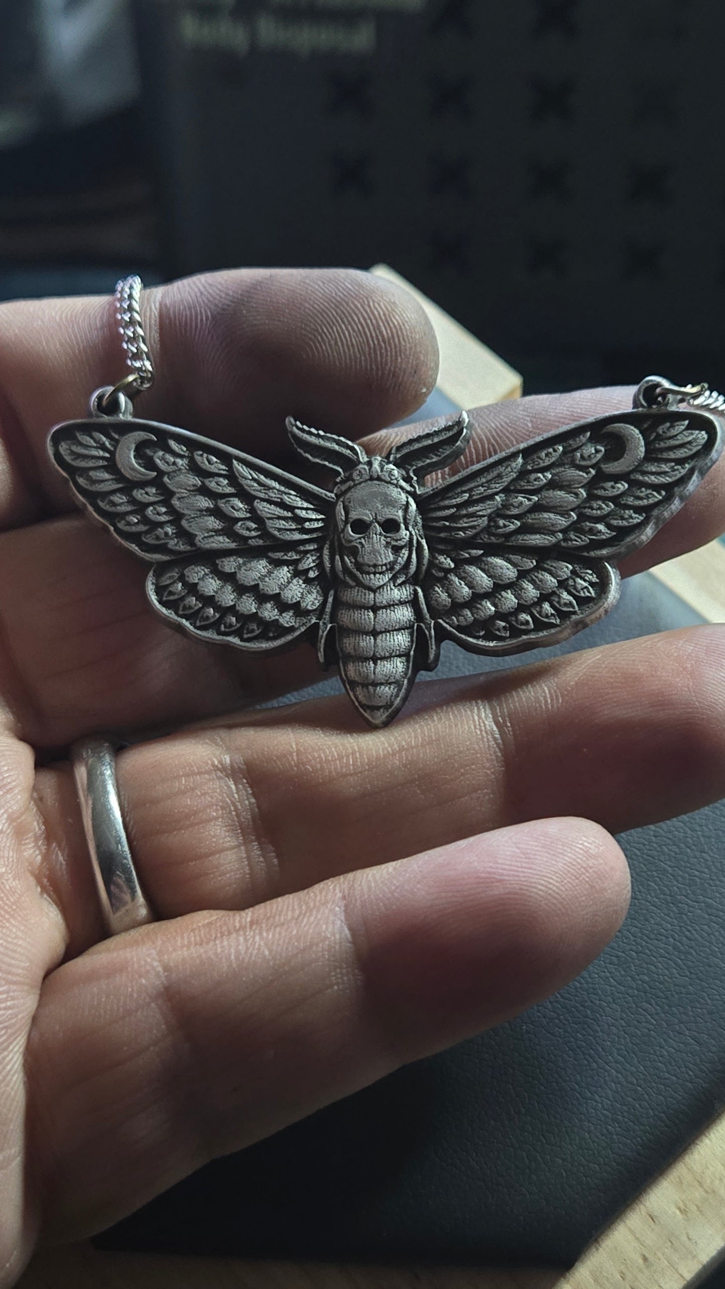 Death Moth Pendant – A Winged Omen