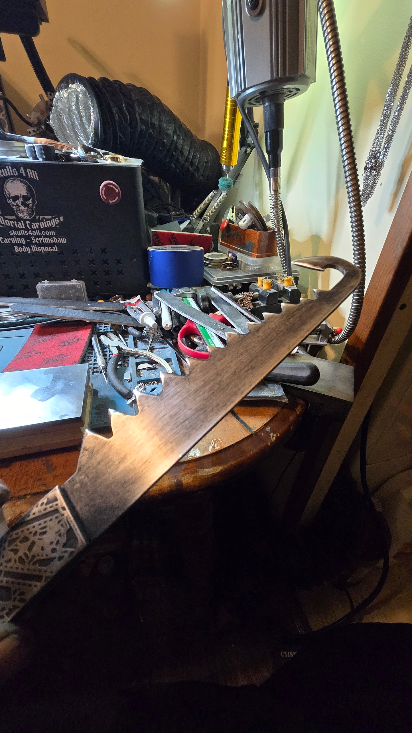 Hellraiser Cenobite Weapon Set – Handmade Movie Inspired – Limited Custom Set (4 Piece)