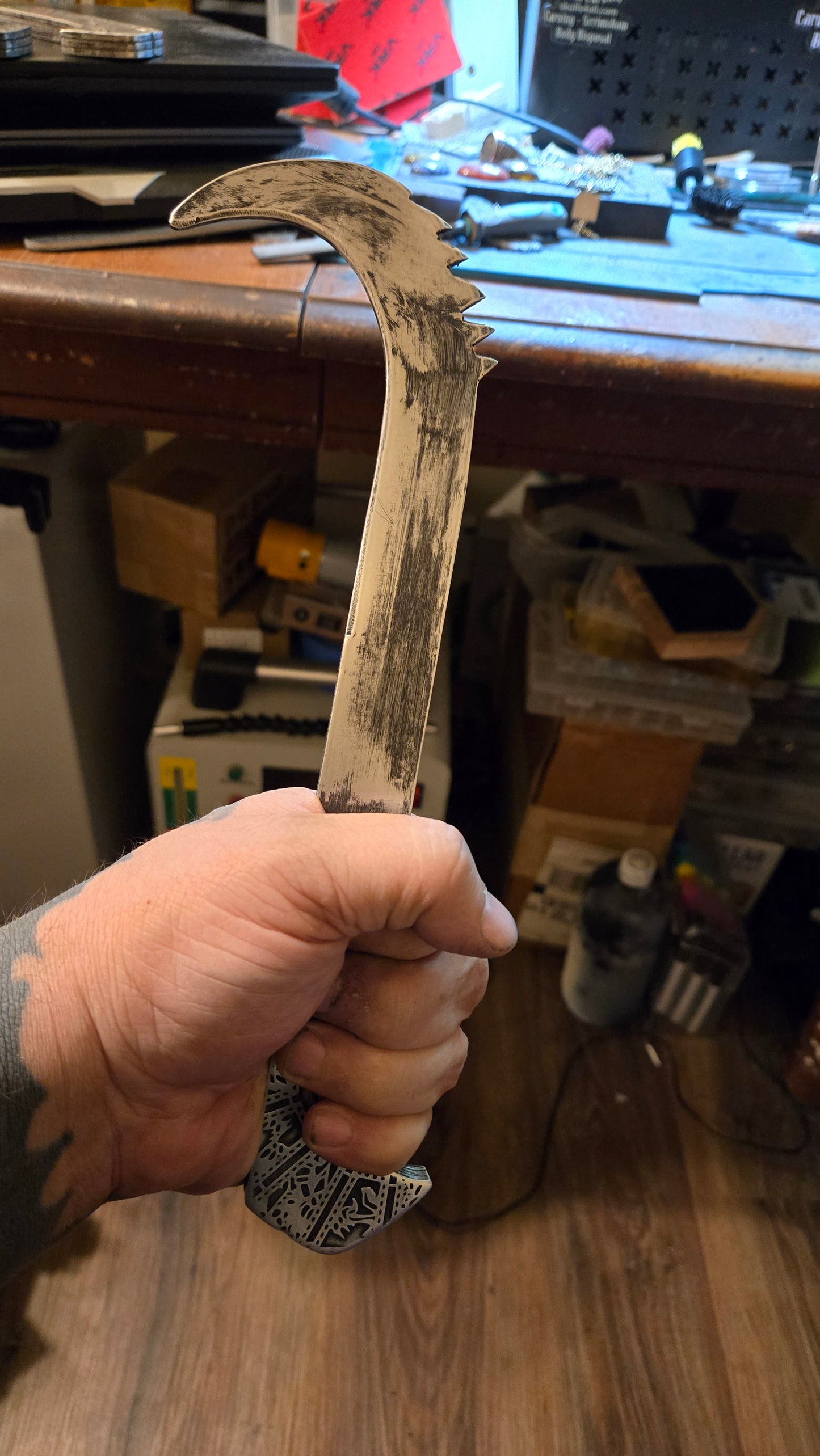 Custom Hellraiser Pinhead Hooked Blade