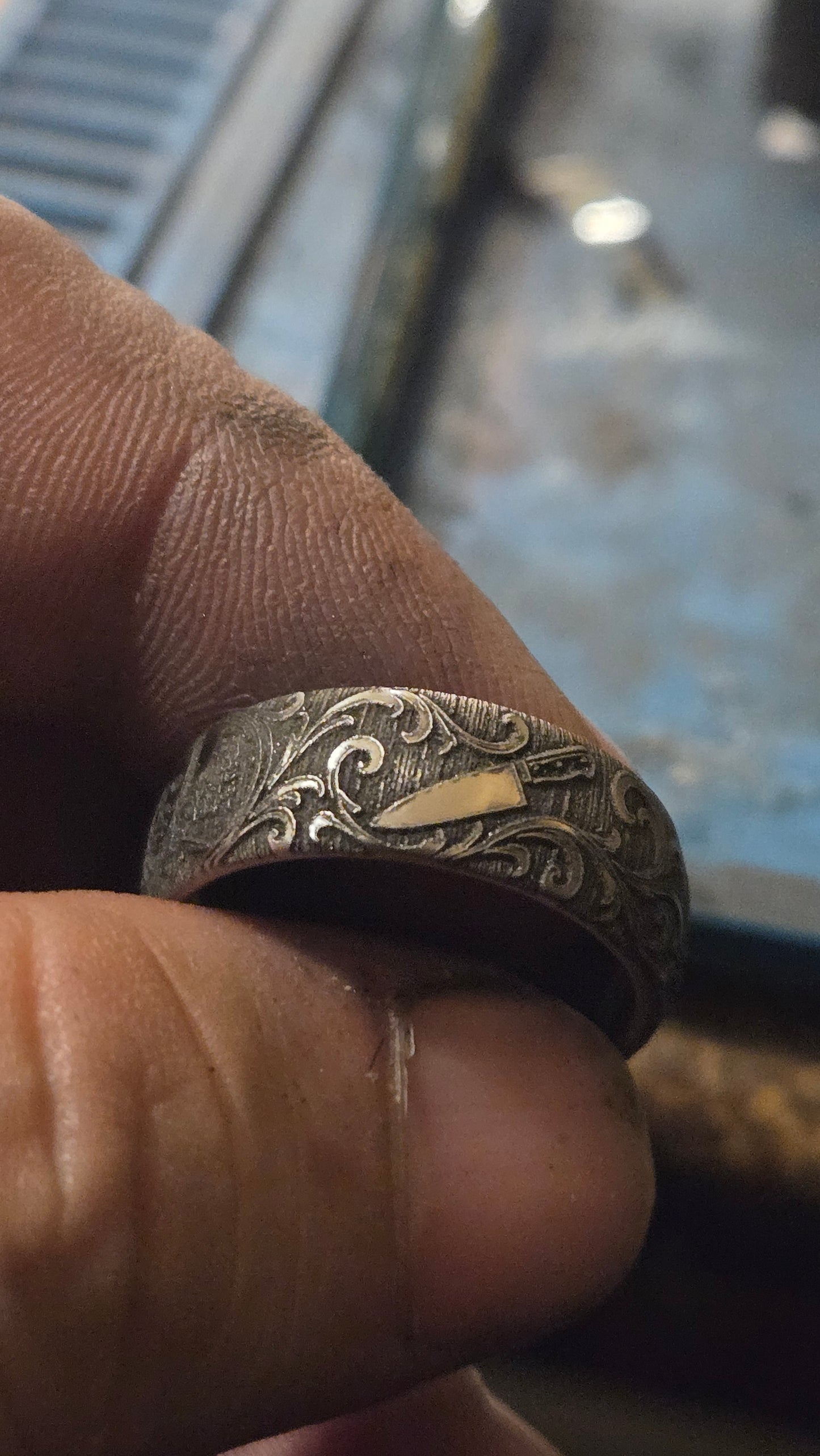Michael Myers Engraved Ring – 316L Surgical Steel