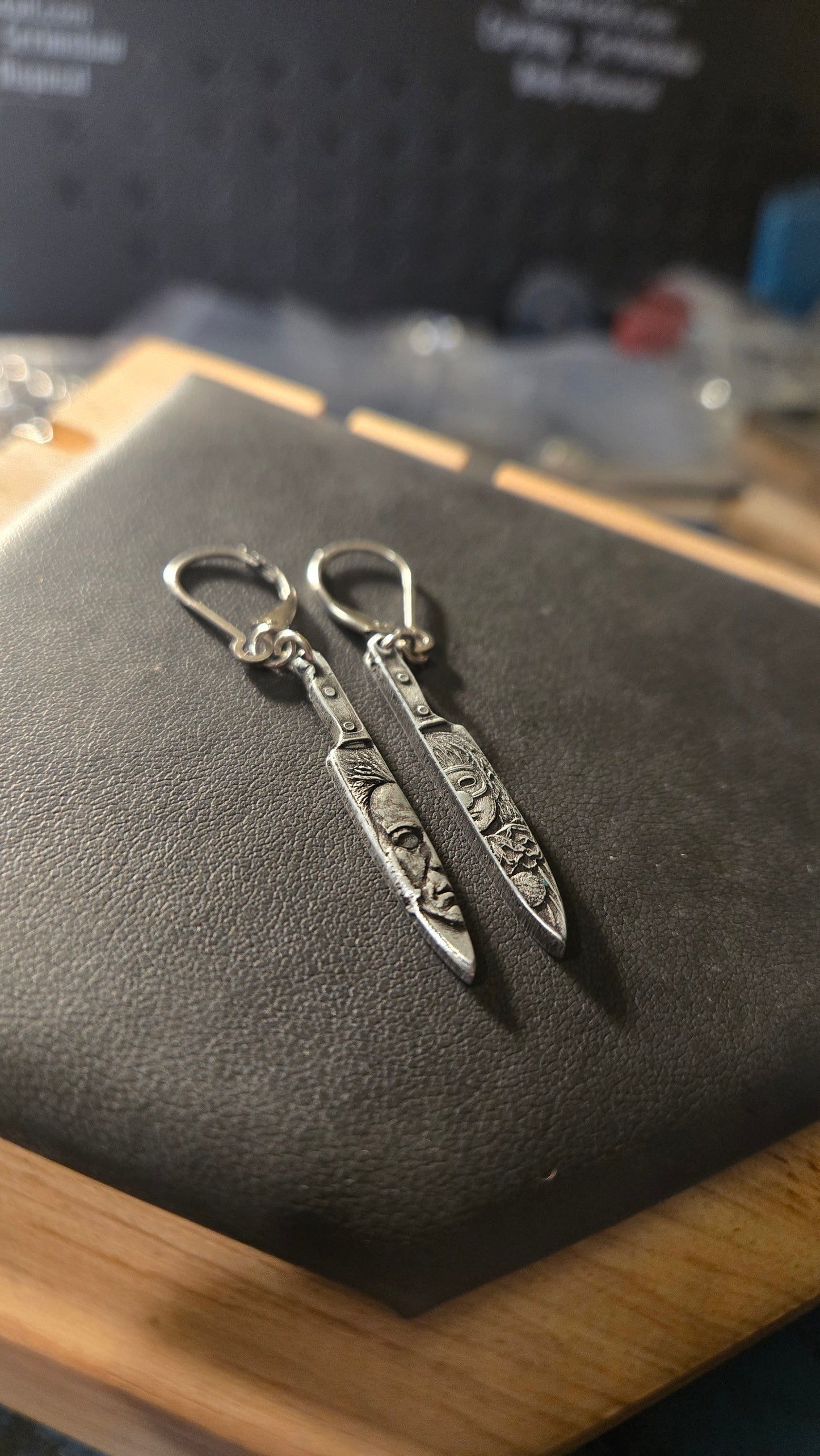 Halloween 5 Butcher Knife Earrings – Michael Myers & Jamie Lloyd Horror Earrings