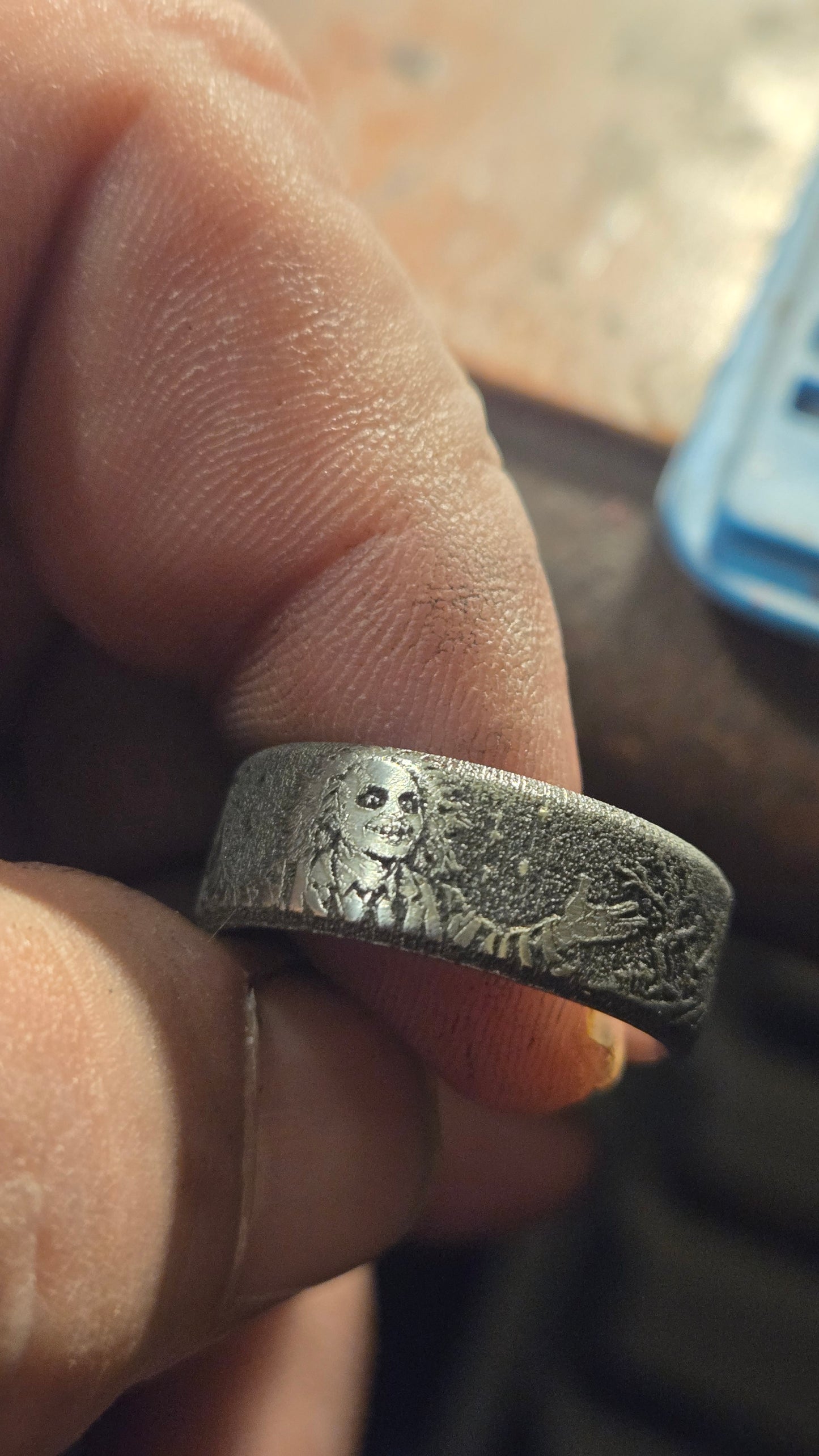 Beetlejuice “Neitherworld” Horror Ring – Handmade 316L Stainless Steel Ring Pre-order for next weeks batch