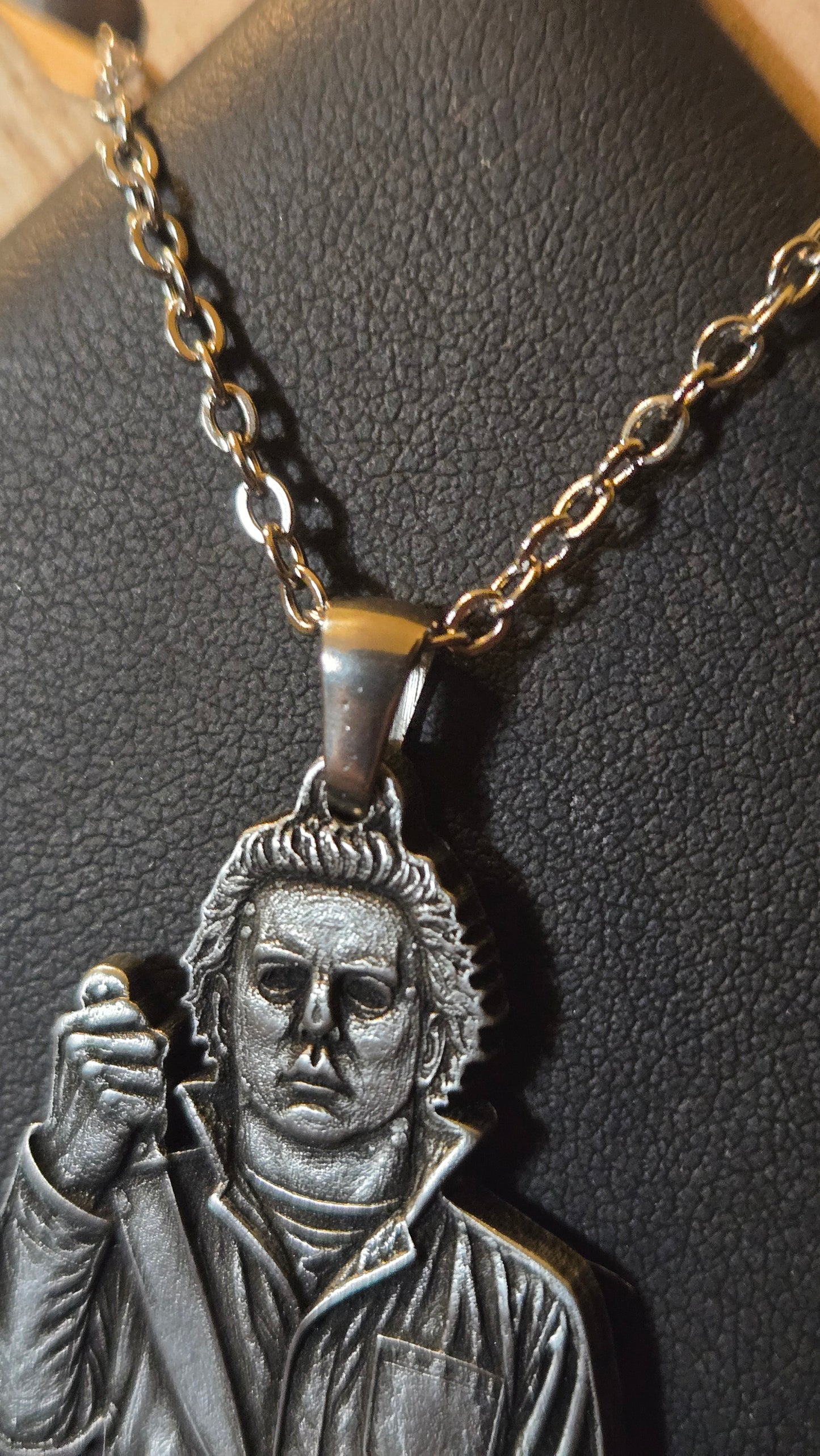 Handmade Michael Myers Horror Pendant