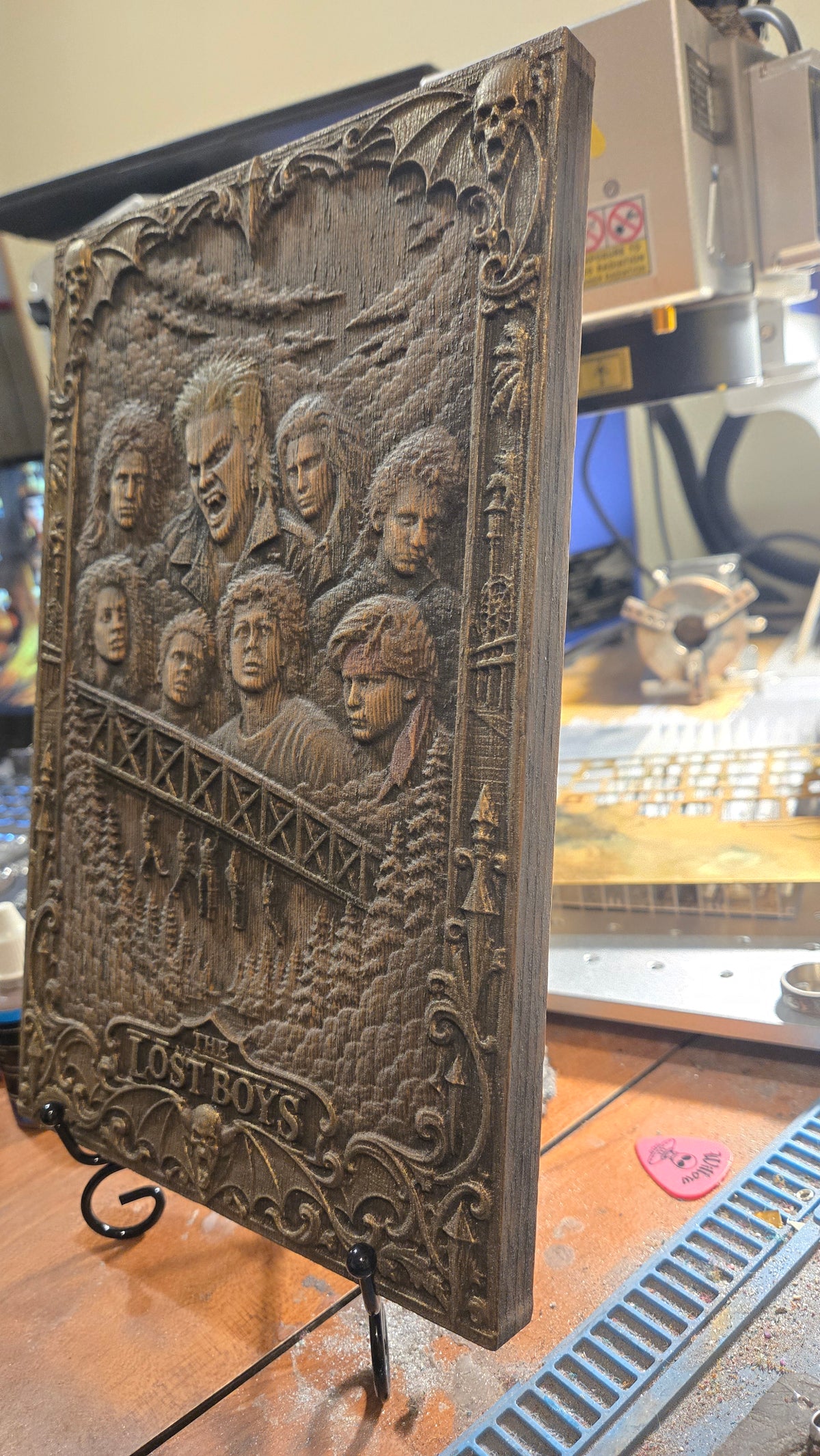 The Lost Boys – African Hardwood Horror desk Or Shelf Art
