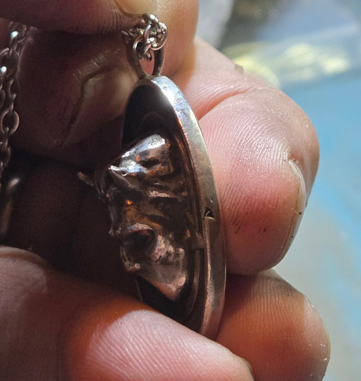 Sterling Silver Nameless Ghoul Pentagram Pendant