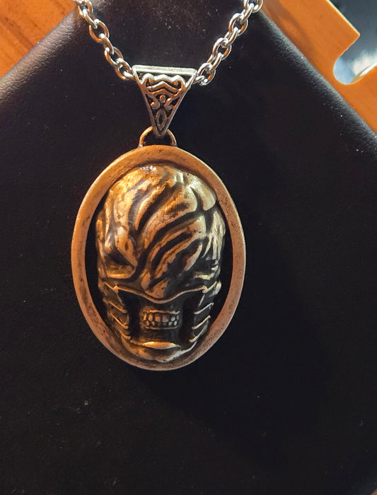 .925 Sterling Silver Chatterer Cenobite Pendant