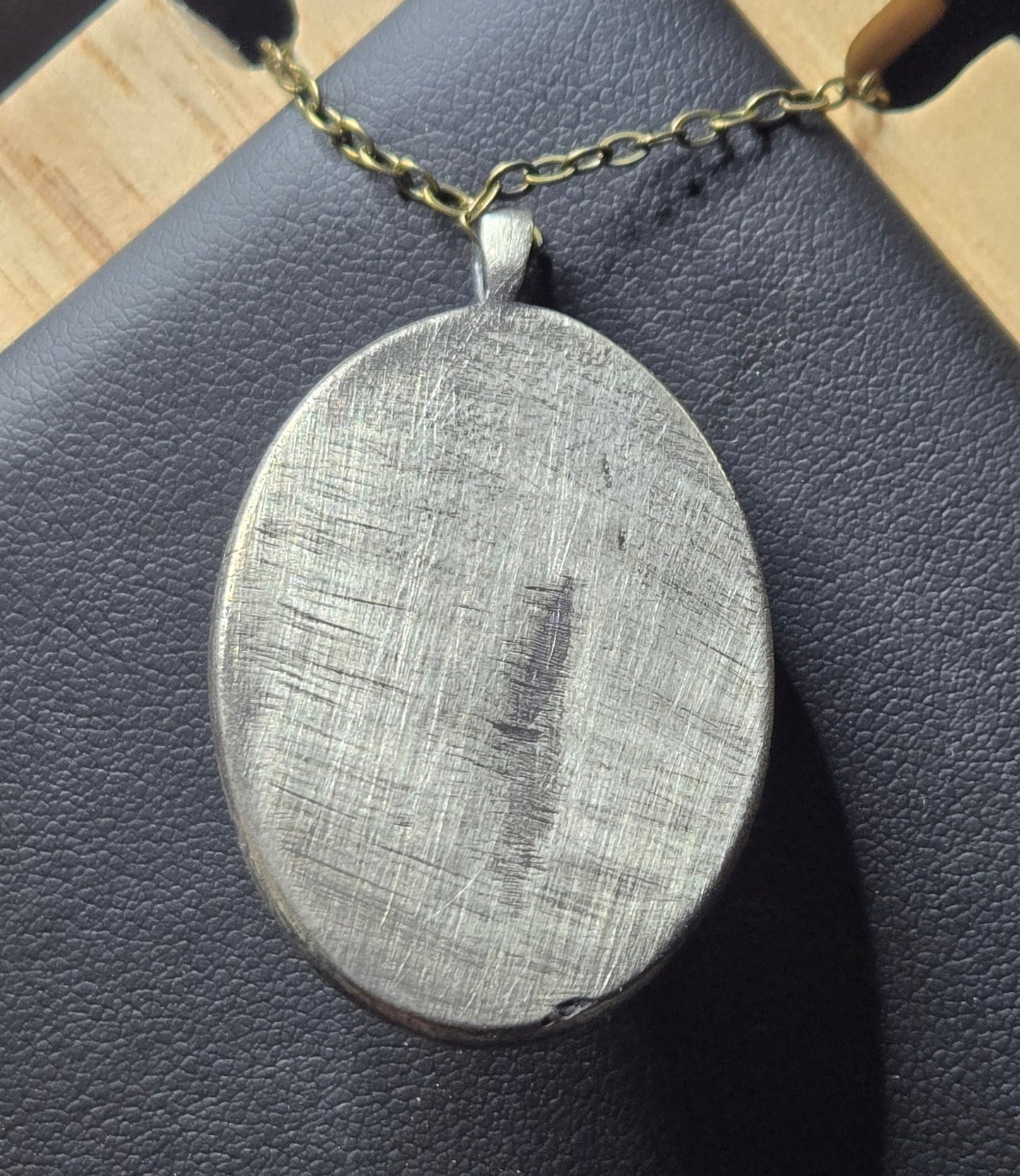 Aged Sterling Silver Nameless Ghoul Pentagram Pendant