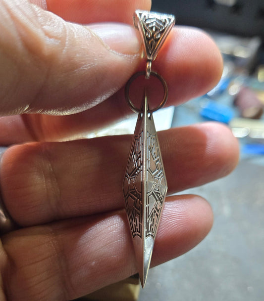 .925 Sterling Silver Hellraiser Leviathan Pendant