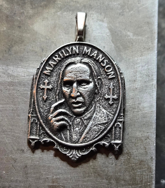 Custom Gothic Marilyn Manson Pendant