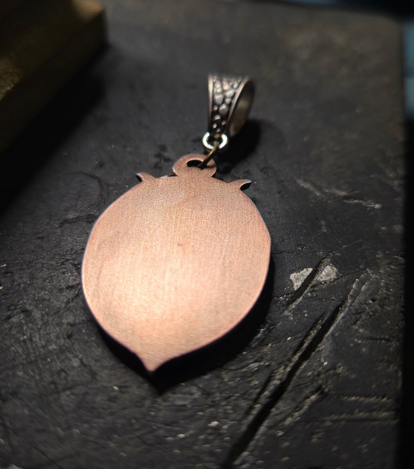 Custom Horns Up Demon Pendant