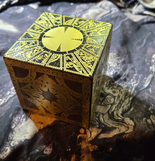 Handmade premium Lament Configuration – Static Display Box (3"x3"x3") - Simon style