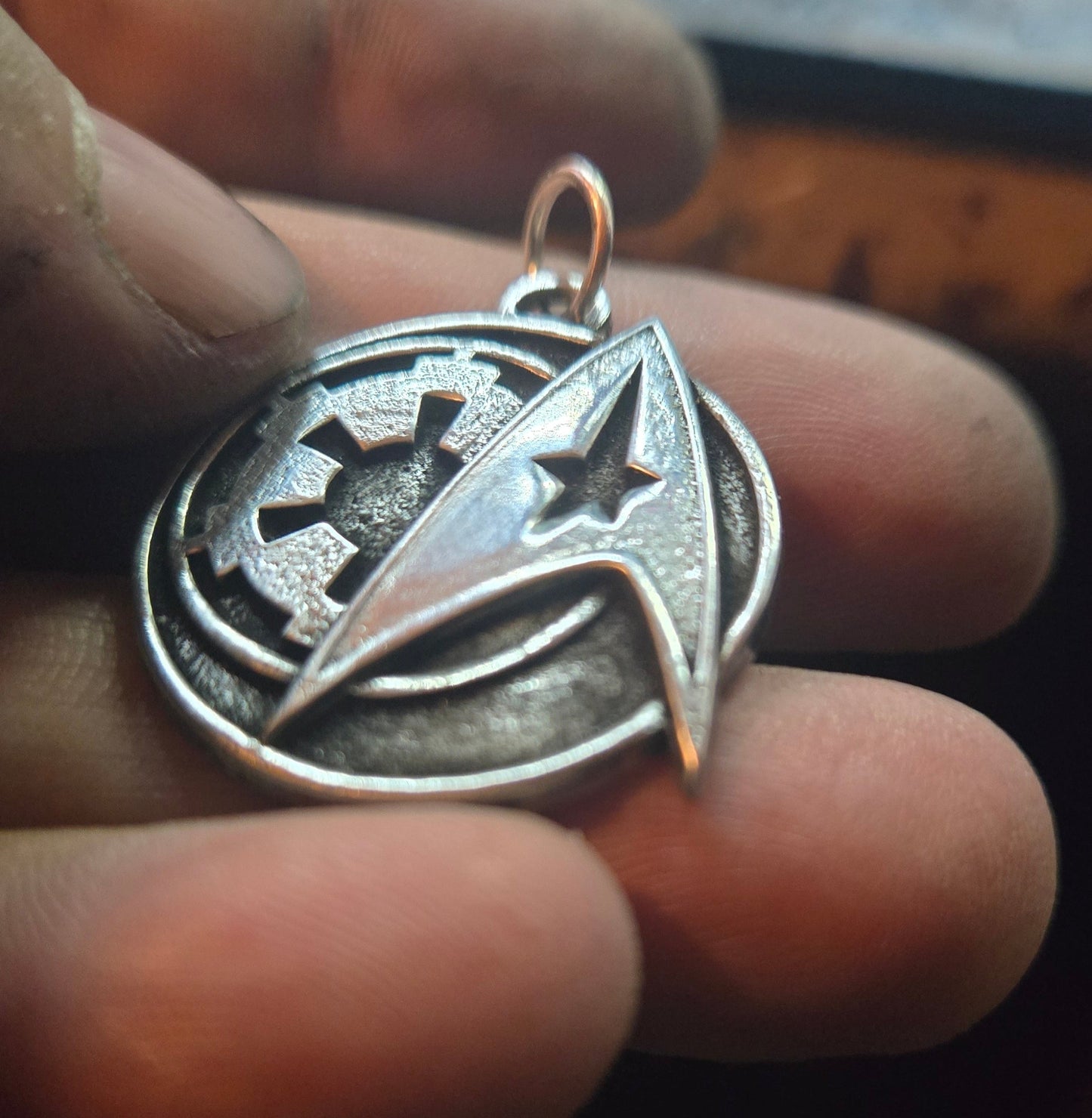 Custom Star Wars x Star Trek Crossover Pendant – Limited Edition