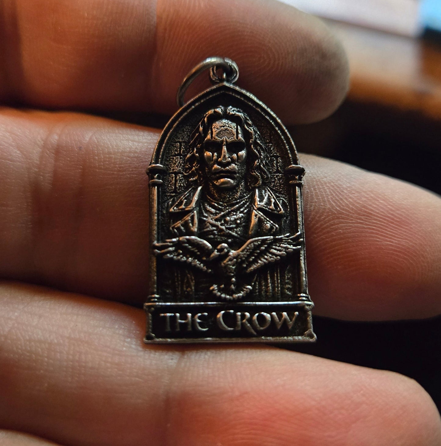 Custom The Crow Tombstone Pendant