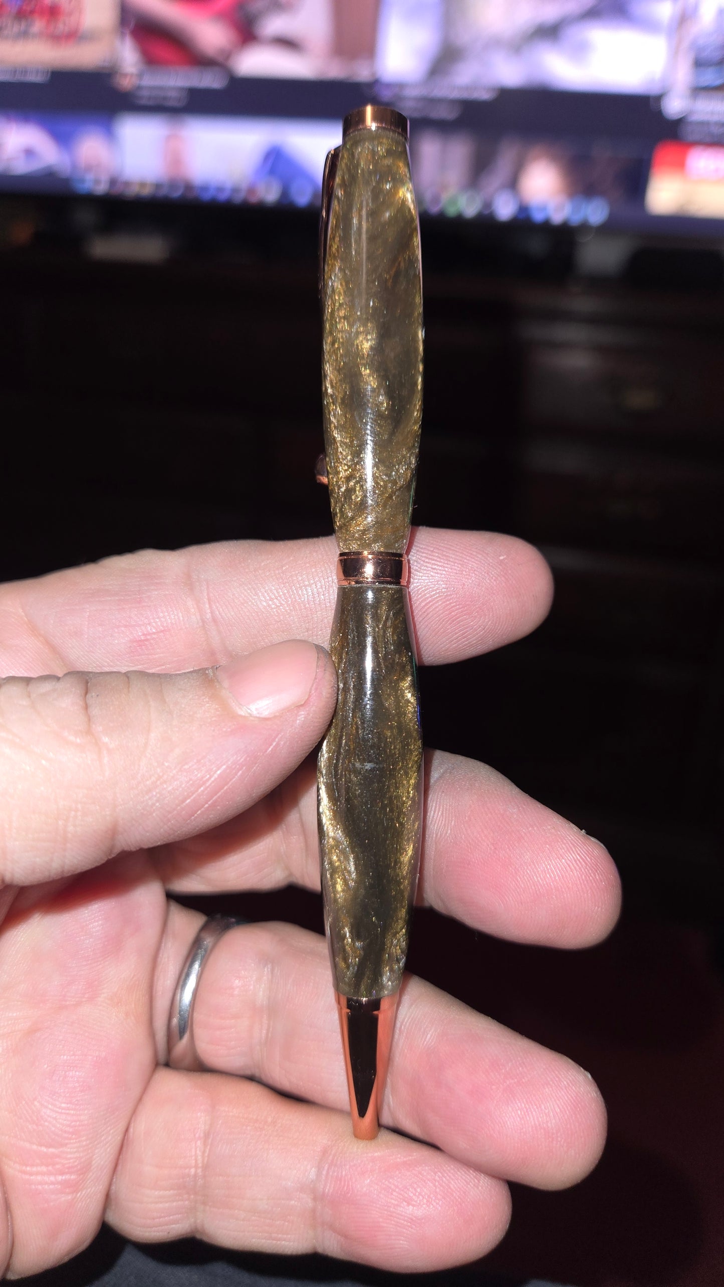 Custom Hand-Turned Galaxy Pen