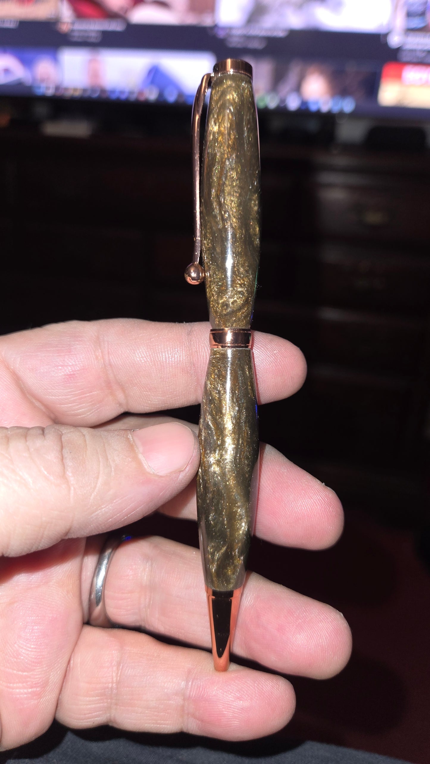 Custom Hand-Turned Galaxy Pen