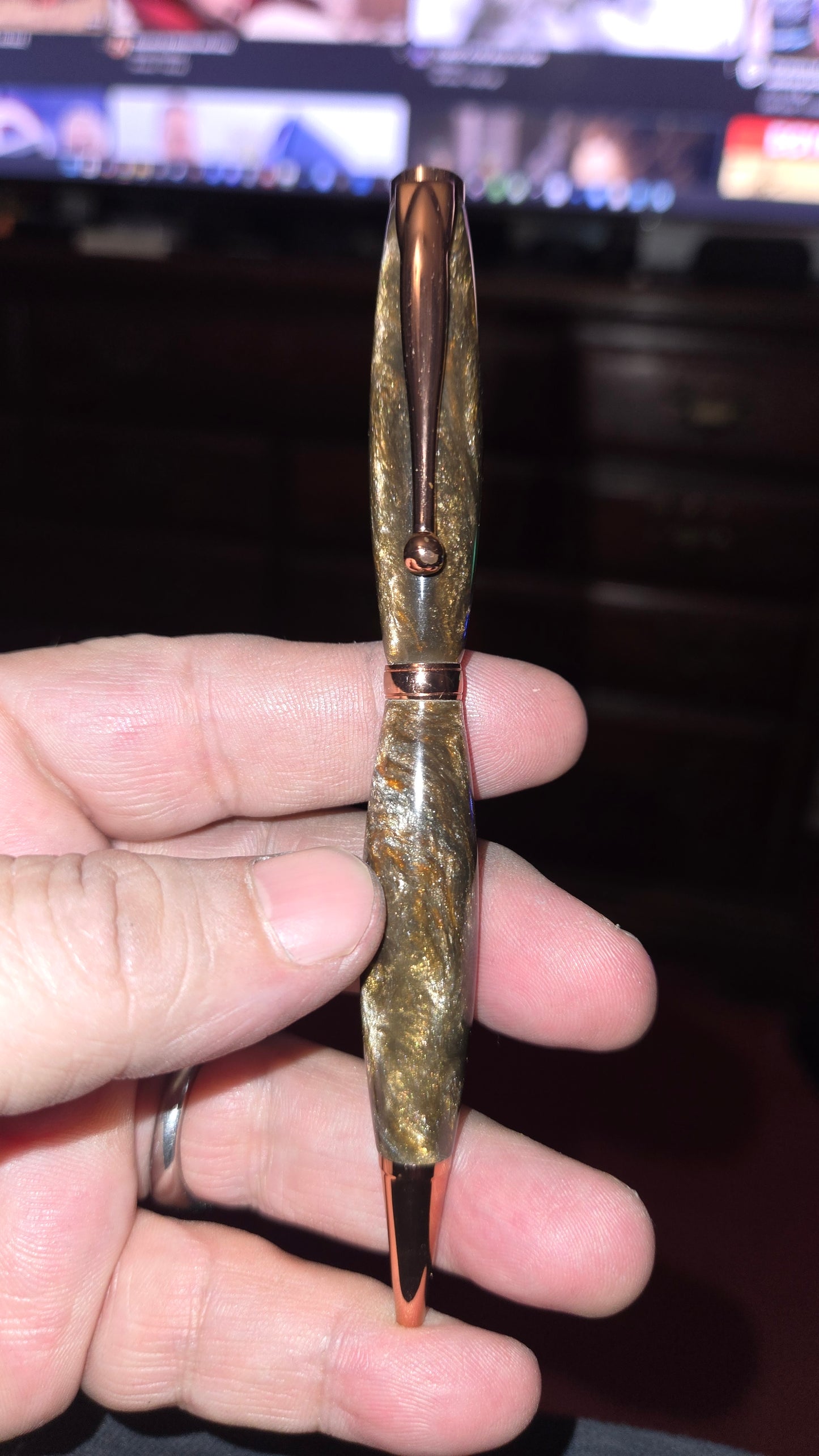 Custom Hand-Turned Galaxy Pen