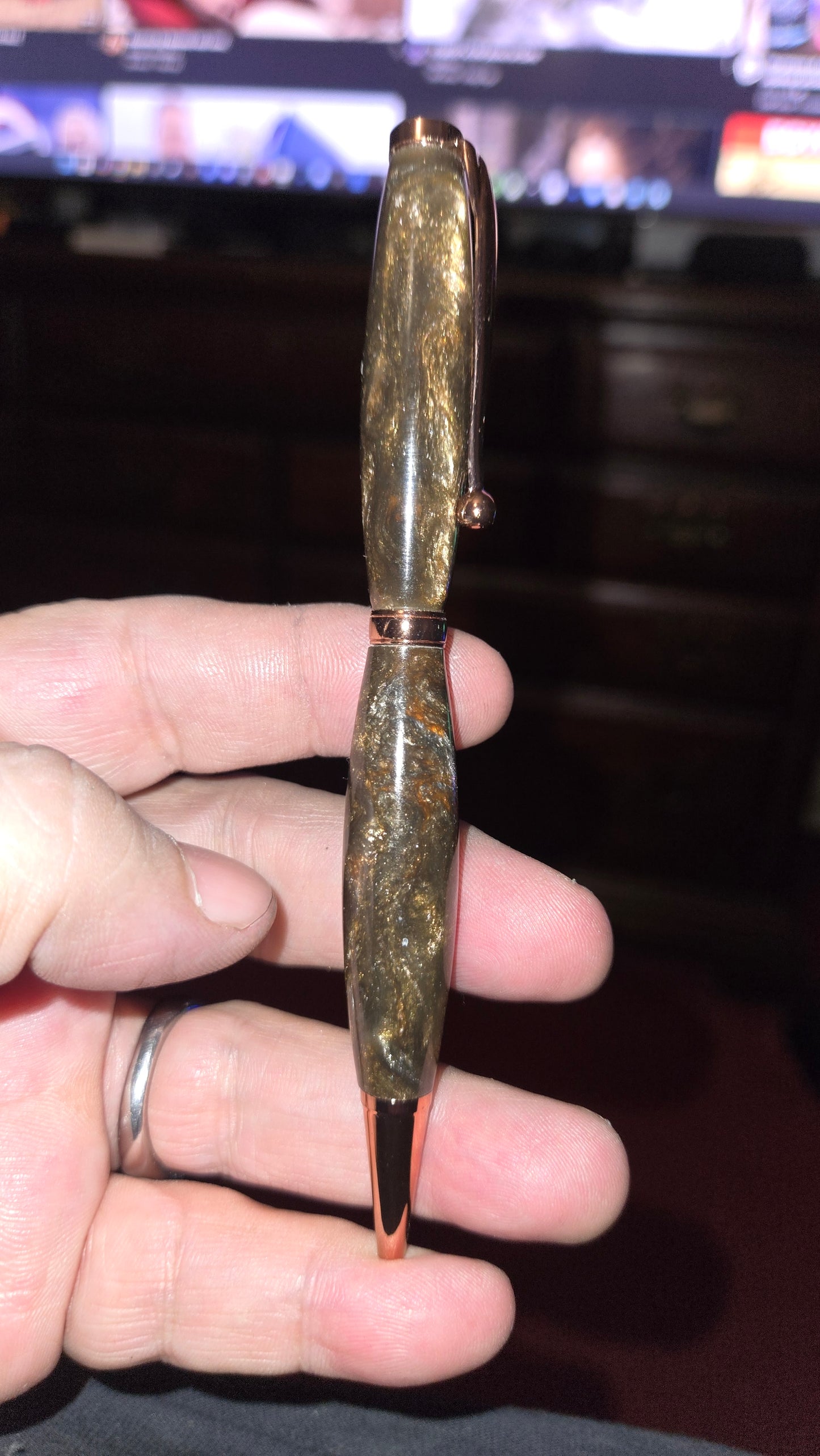 Custom Hand-Turned Galaxy Pen