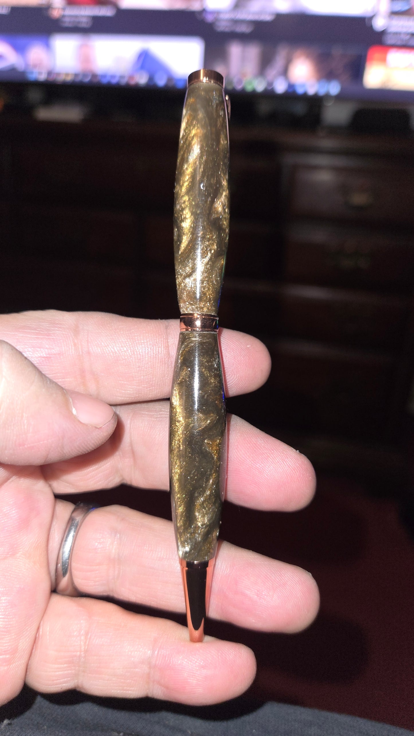Custom Hand-Turned Galaxy Pen
