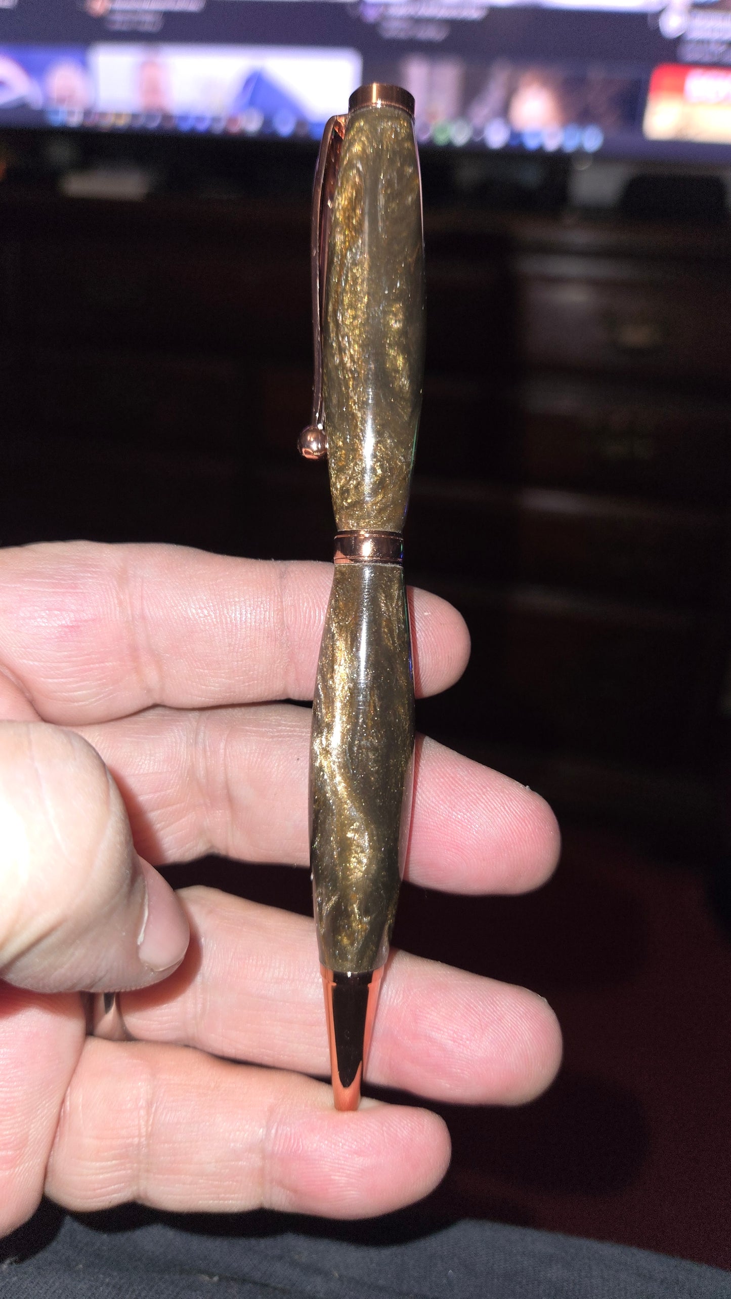 Custom Hand-Turned Galaxy Pen