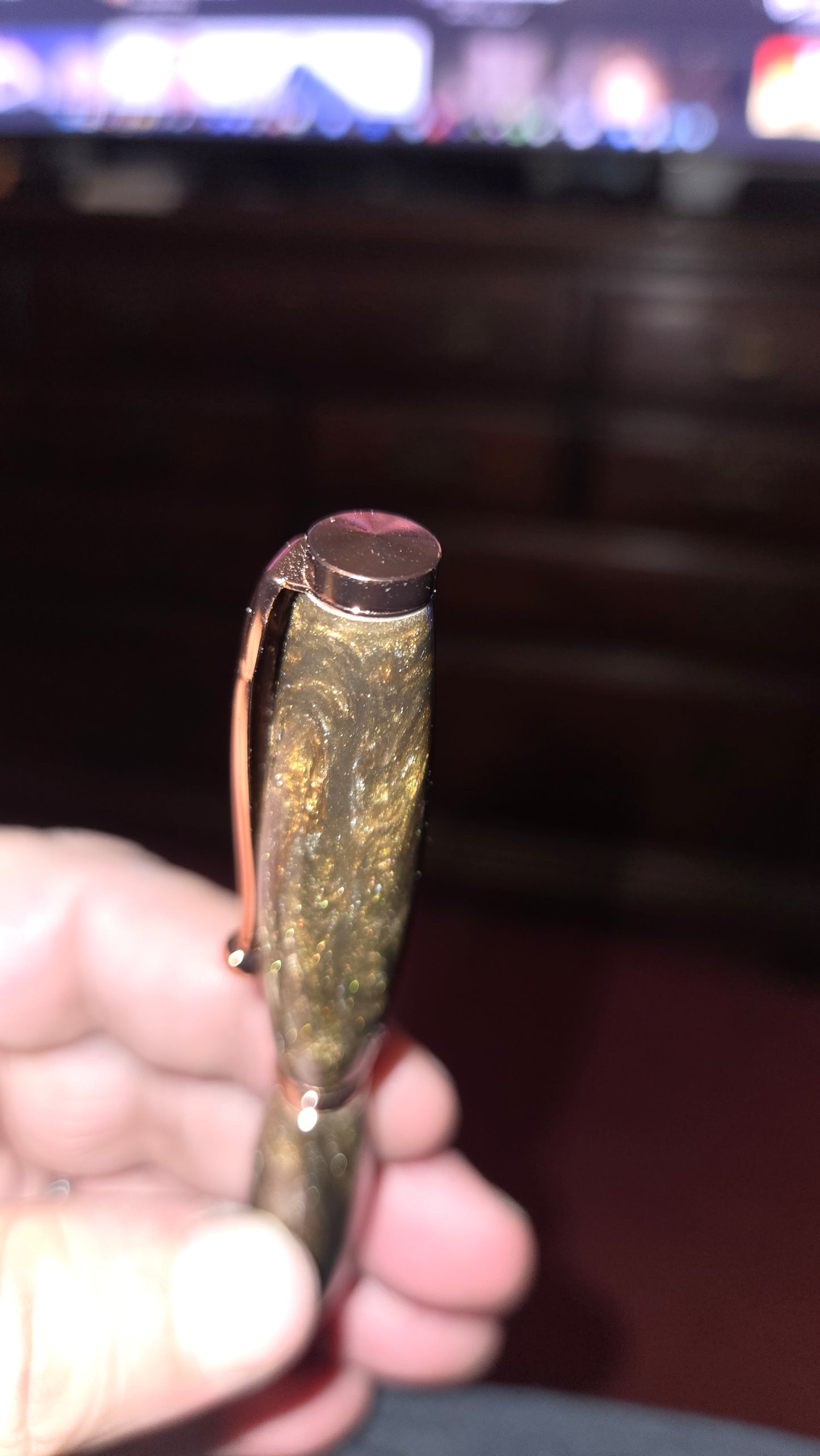 Custom Hand-Turned Galaxy Pen