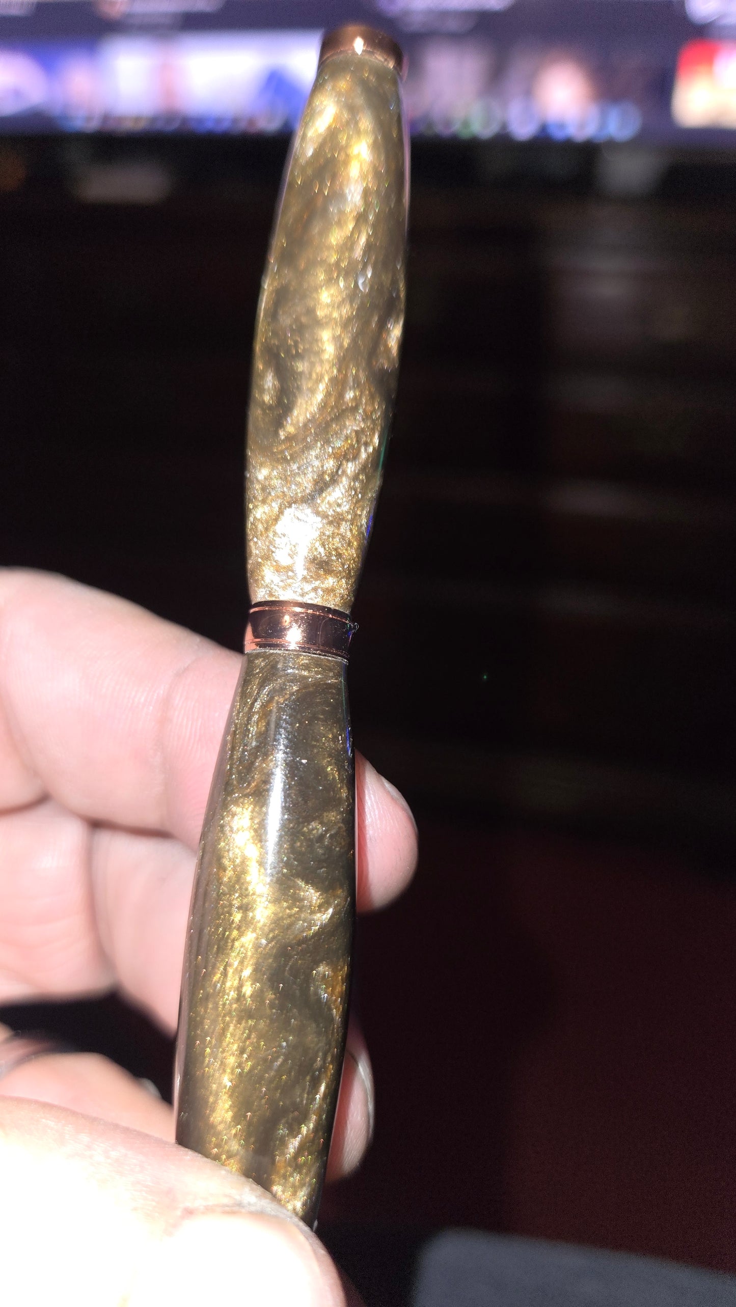Custom Hand-Turned Galaxy Pen