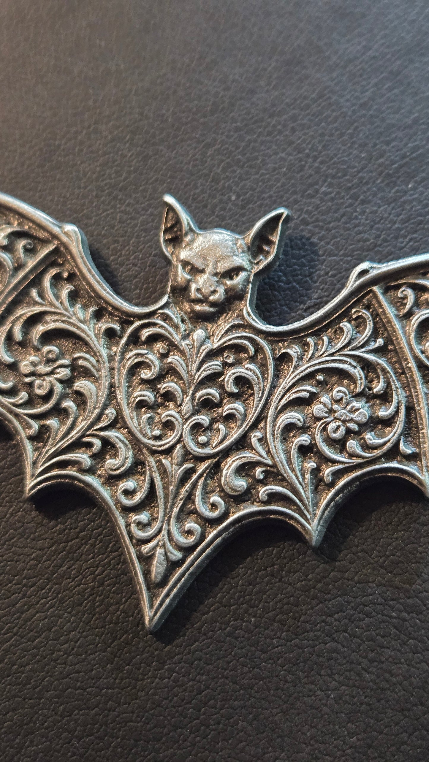 Custom Bat Wing Filigree Pendant – Nightborne Relic