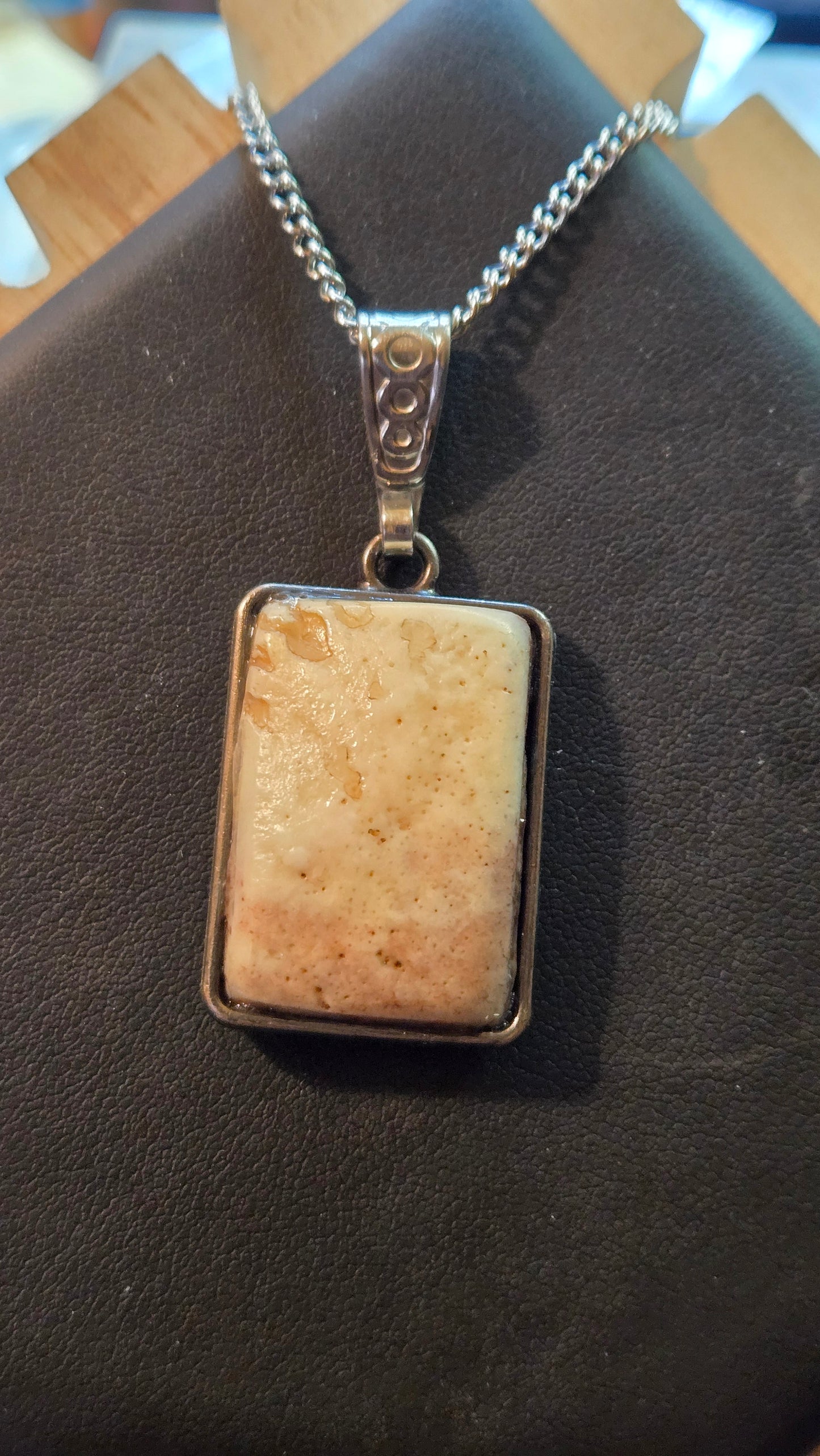 Real Human Skull Fragment Pendant – One-of-a-Kind Relic