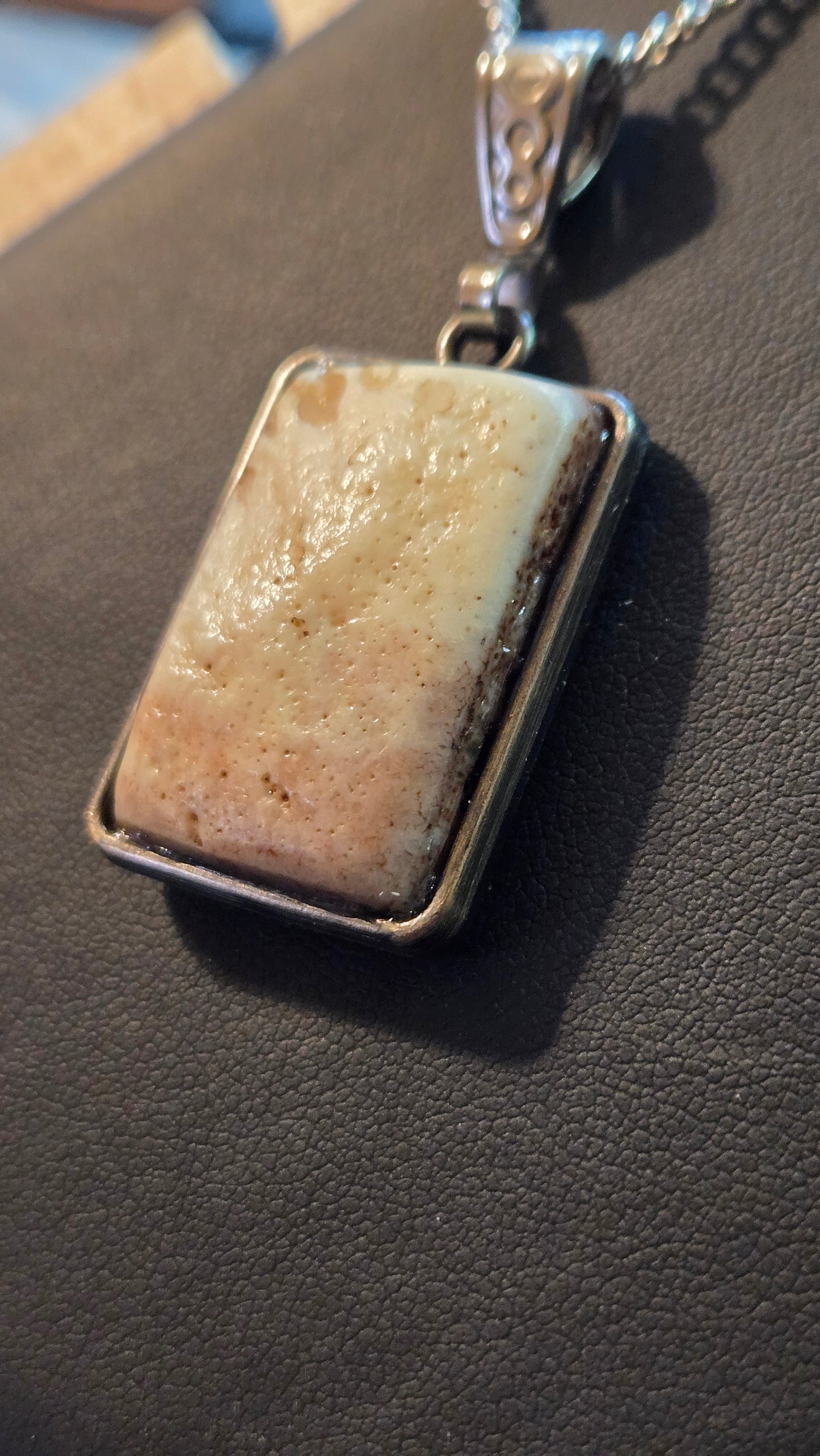 Real Human Skull Fragment Pendant – One-of-a-Kind Relic