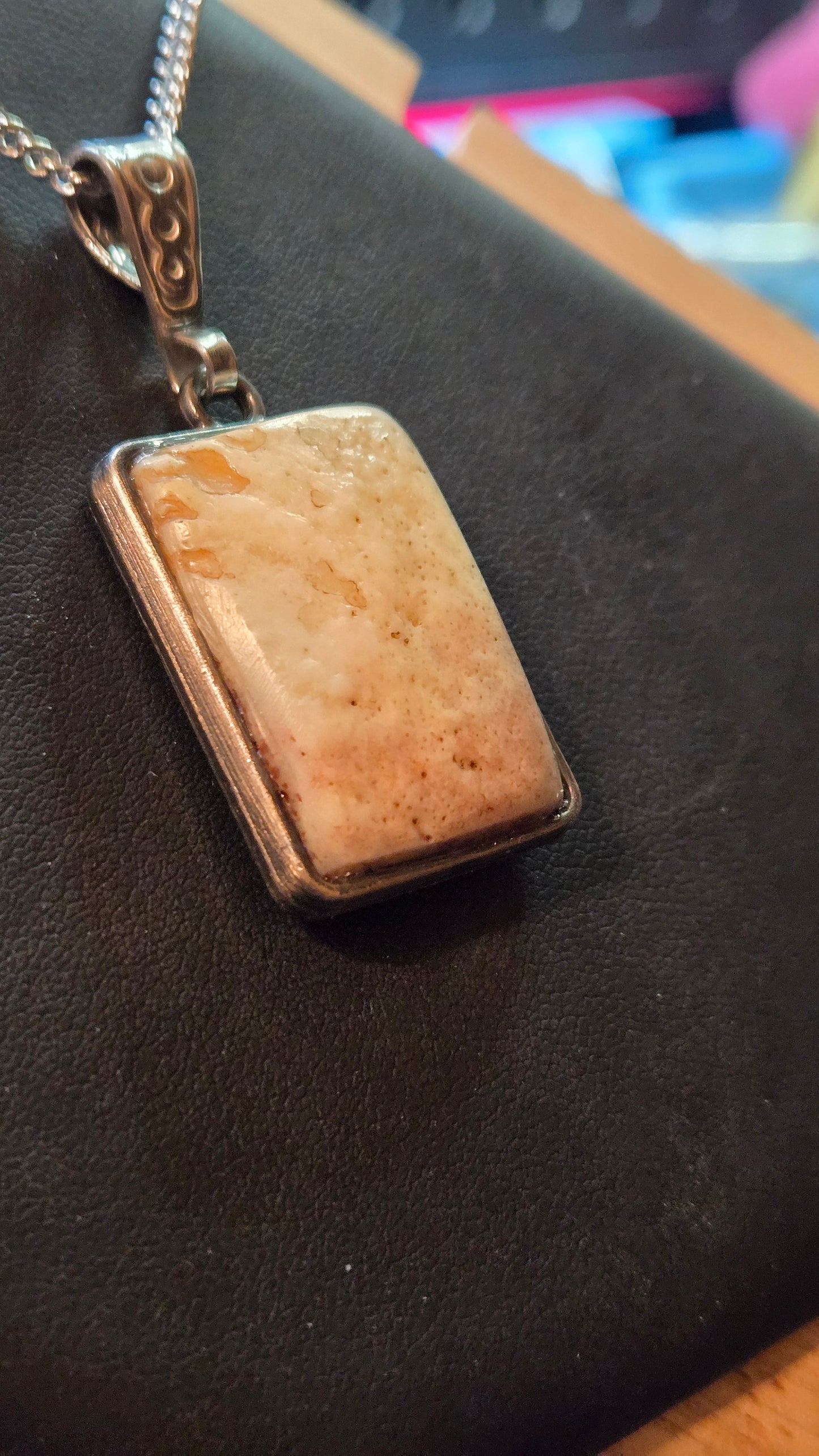 Real Human Skull Fragment Pendant – One-of-a-Kind Relic