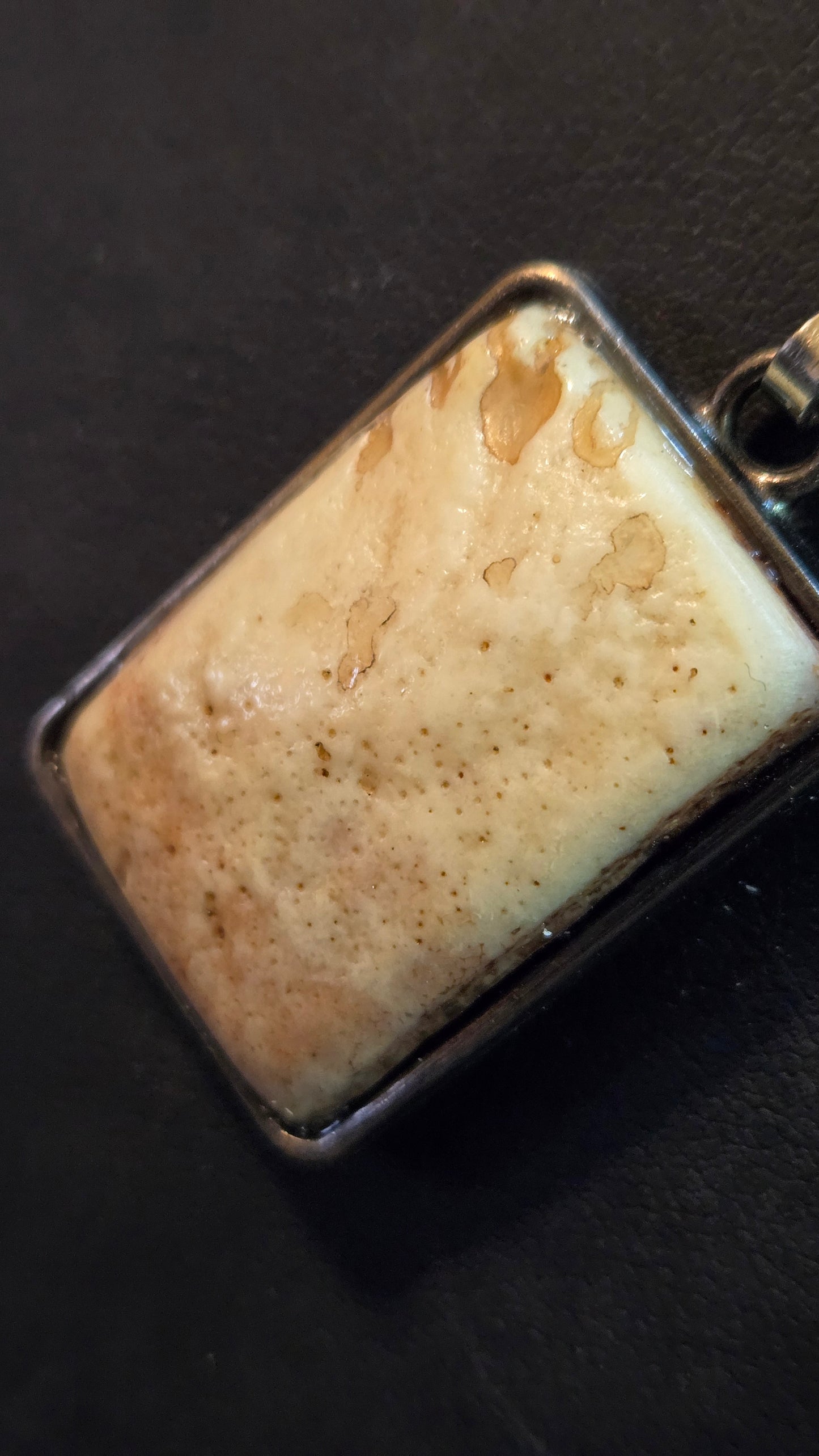 Real Human Skull Fragment Pendant – One-of-a-Kind Relic