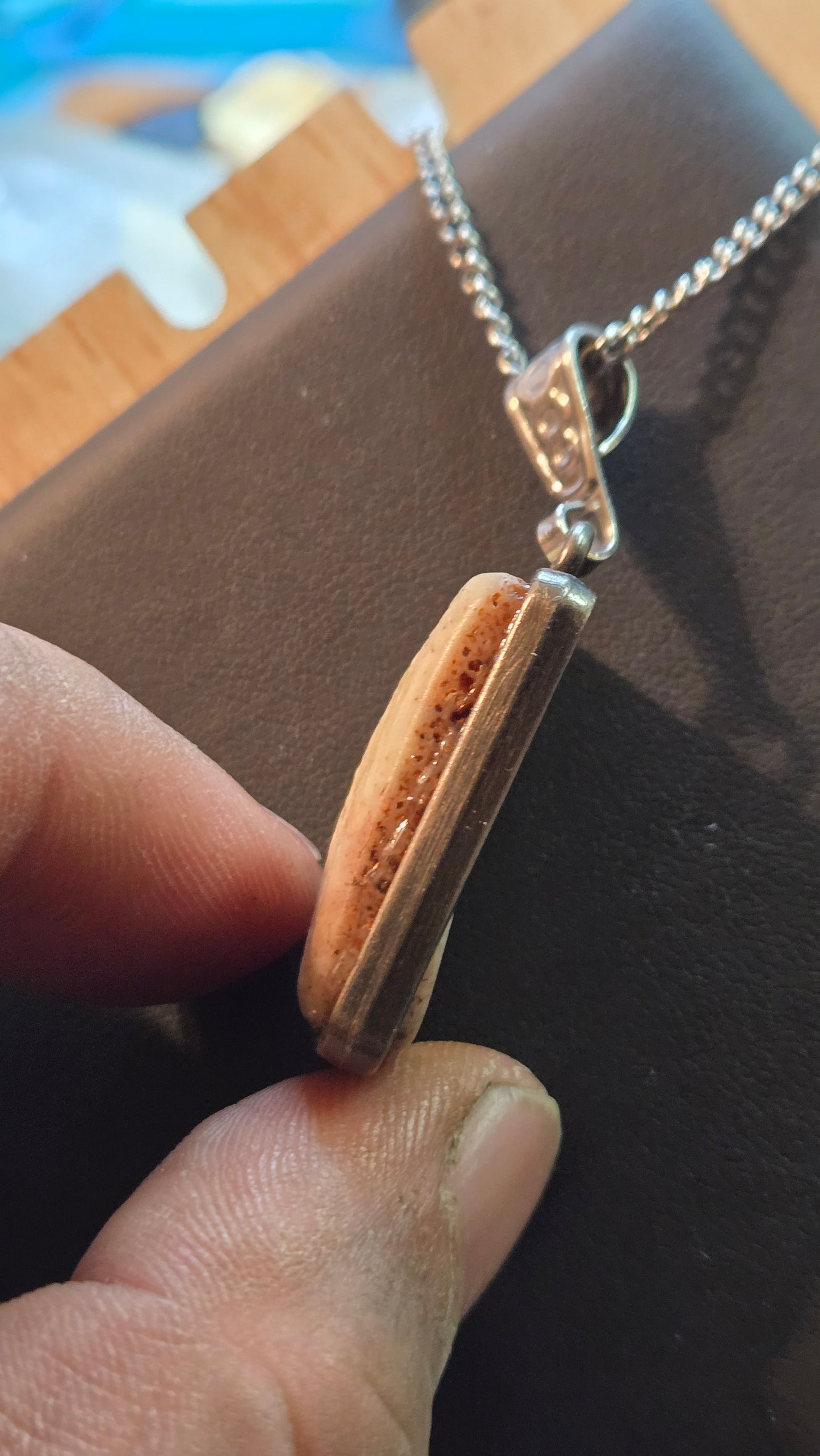 Real Human Skull Fragment Pendant – One-of-a-Kind Relic