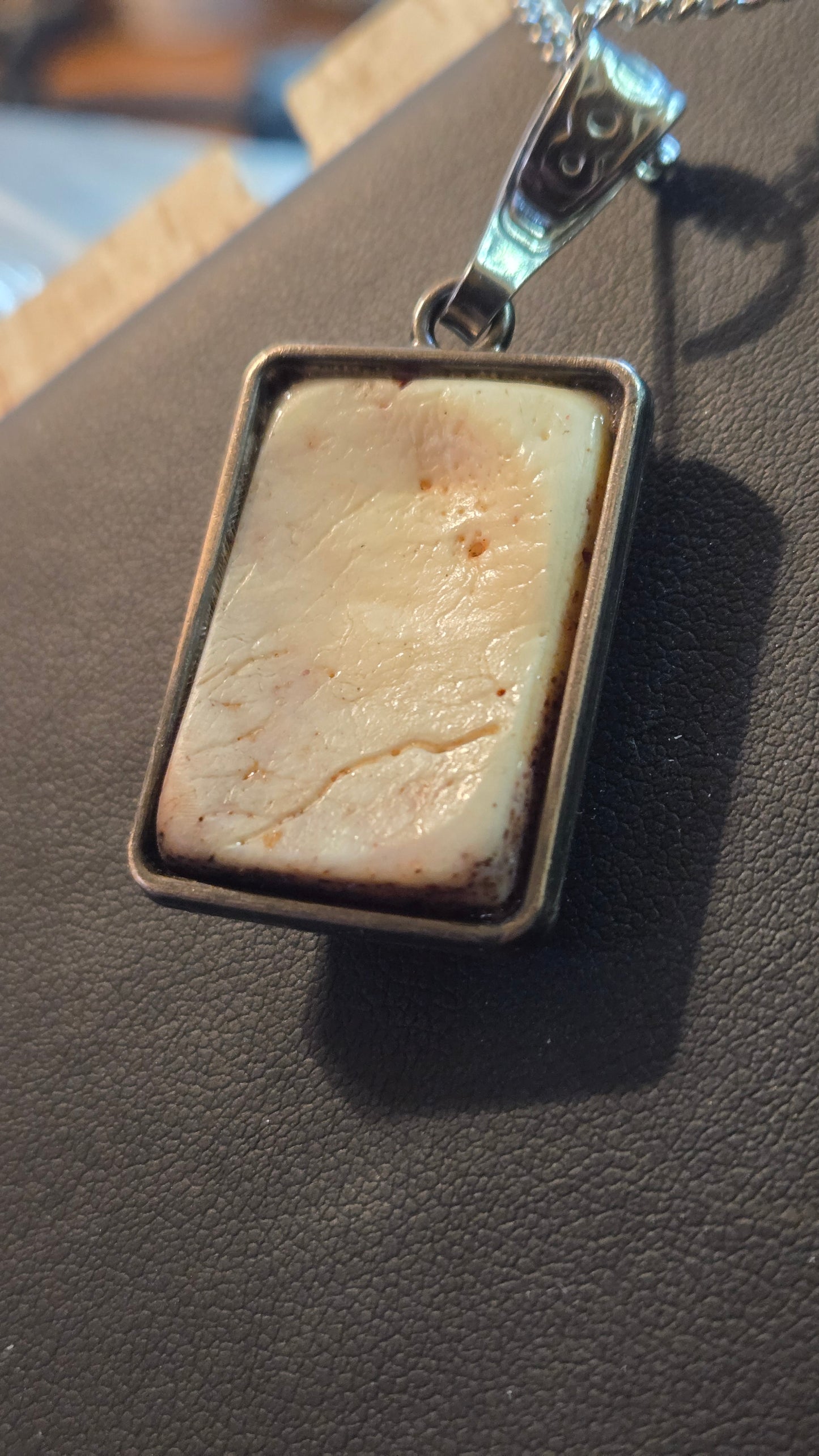 Real Human Skull Fragment Pendant – One-of-a-Kind Relic