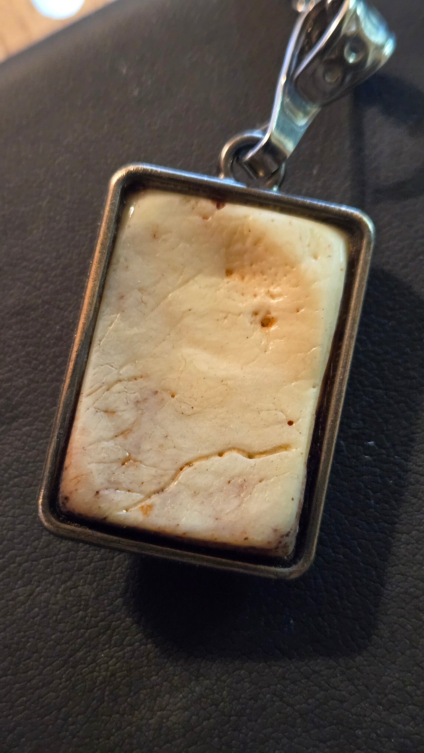 Real Human Skull Fragment Pendant – One-of-a-Kind Relic