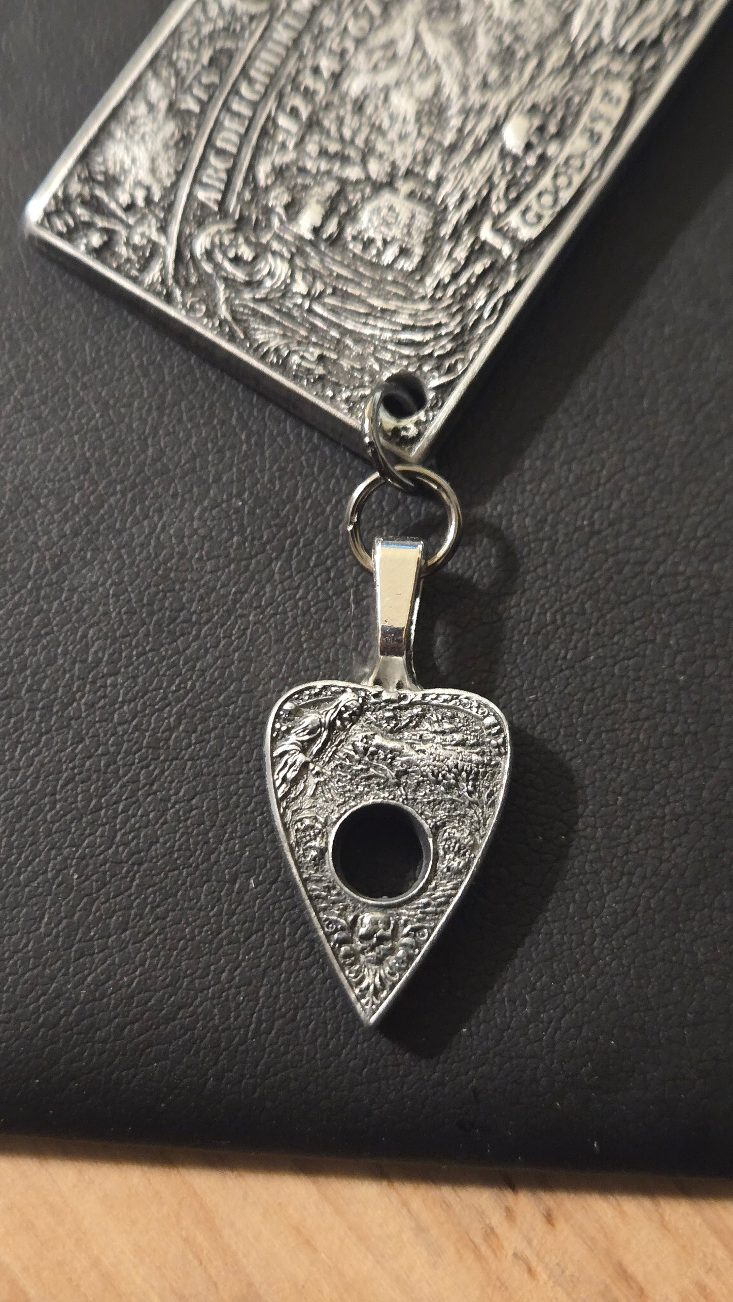 Custom Witch Board Pendant with Planchette